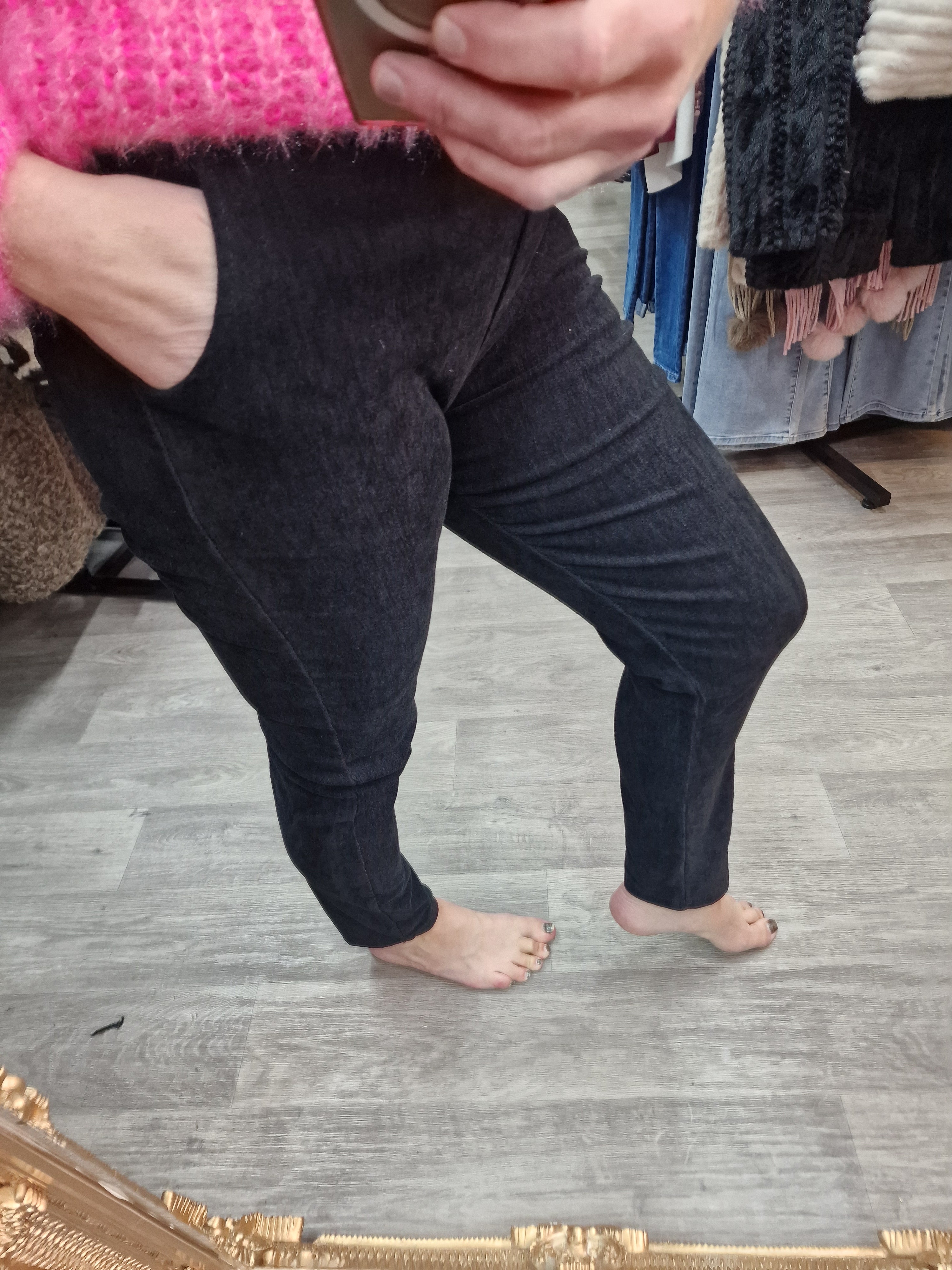 Wish magic cord fitted trousers
