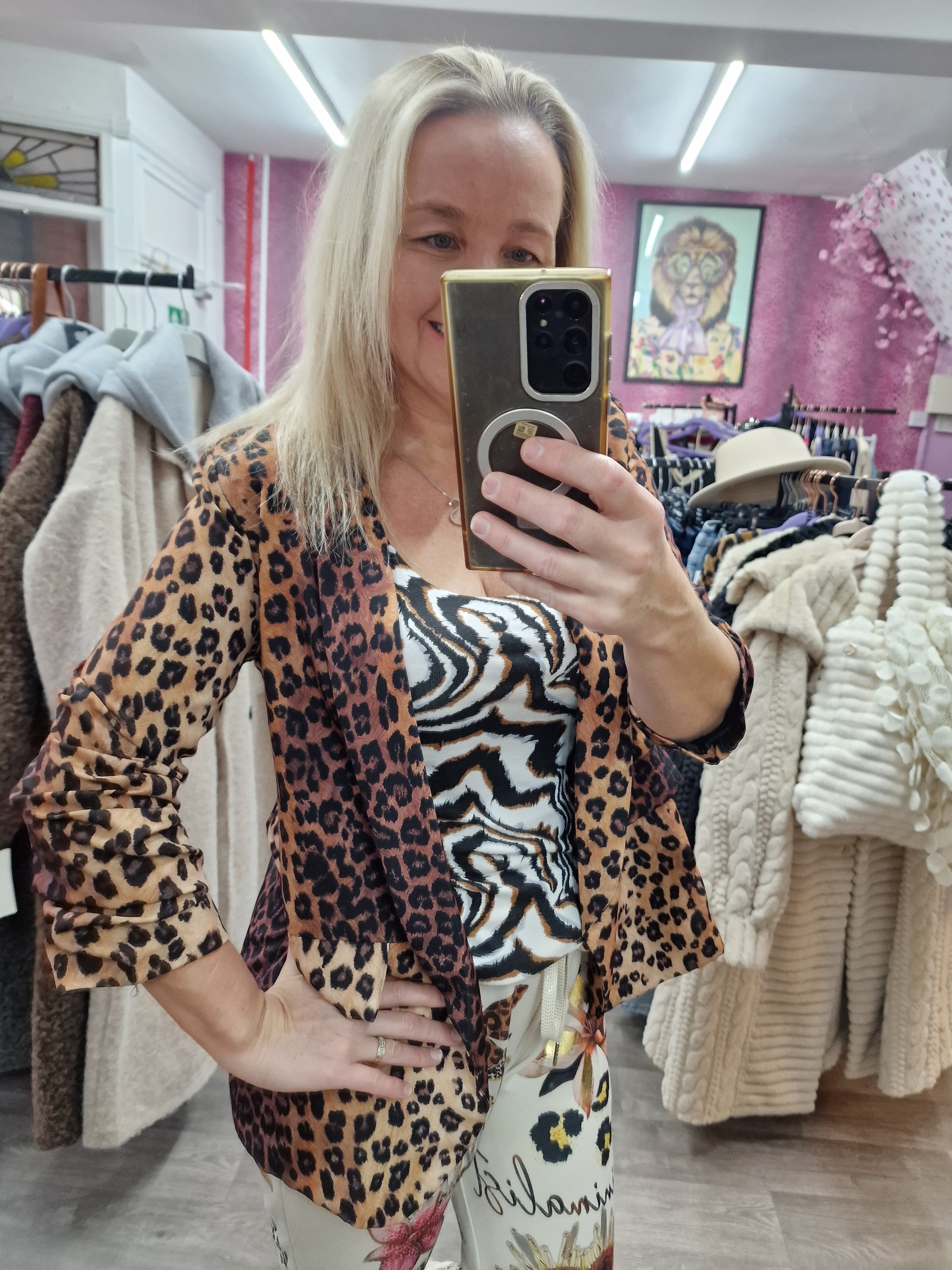 Stephy animal blazer