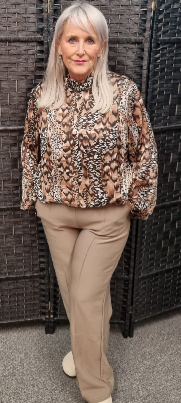 Zena animal blouse