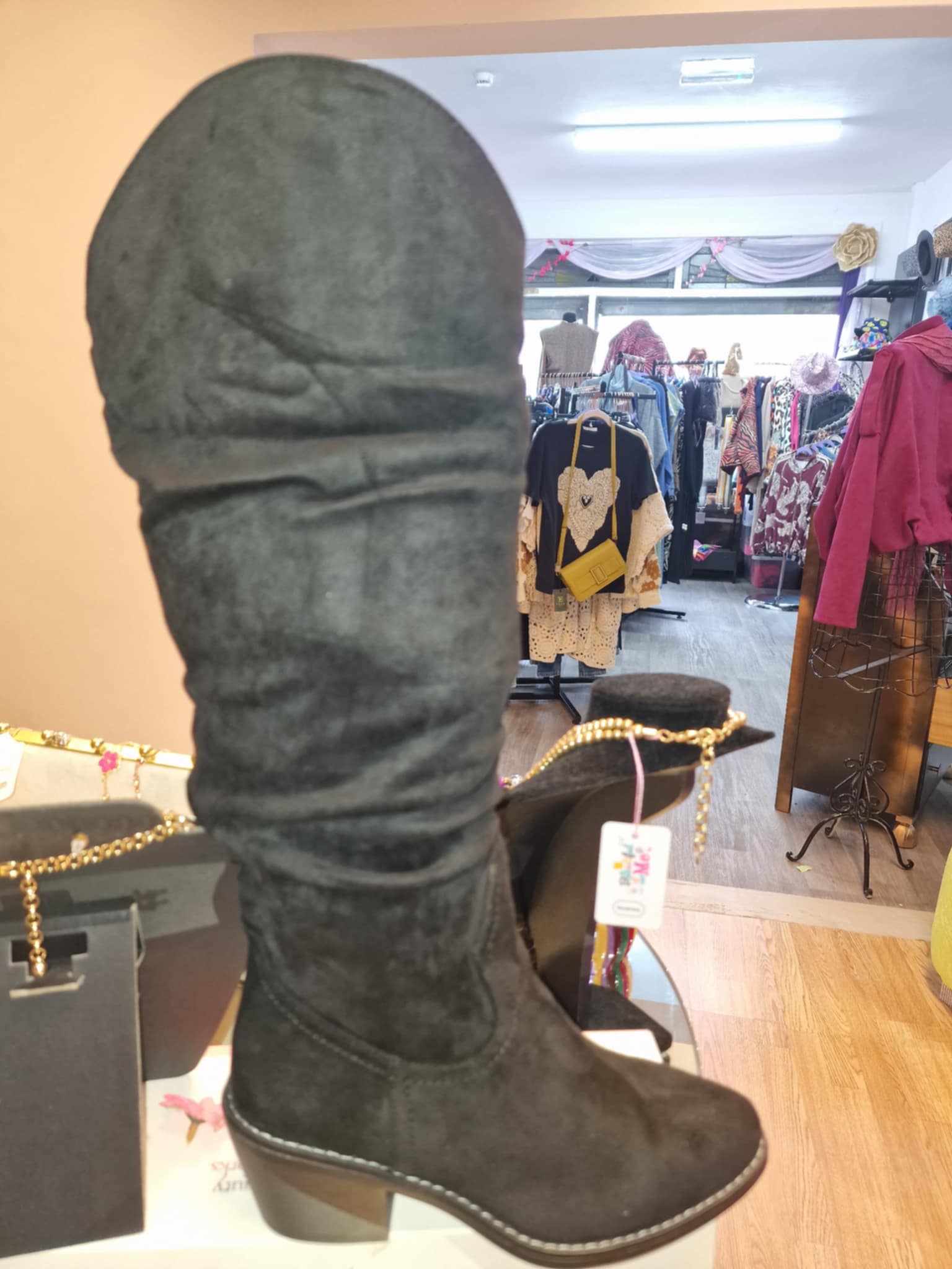 Knee High Western Boots