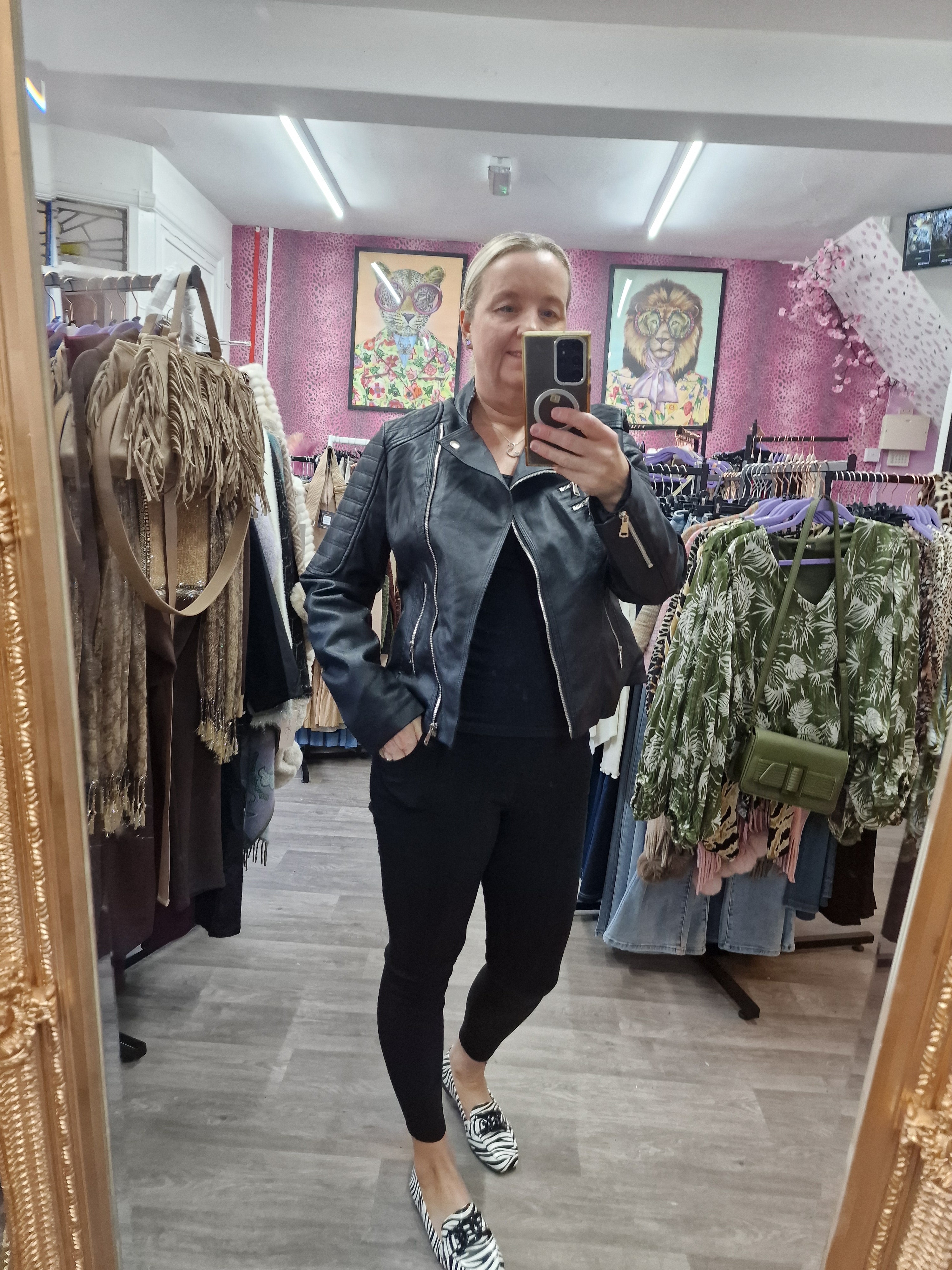 Paloma pu biker jacket
