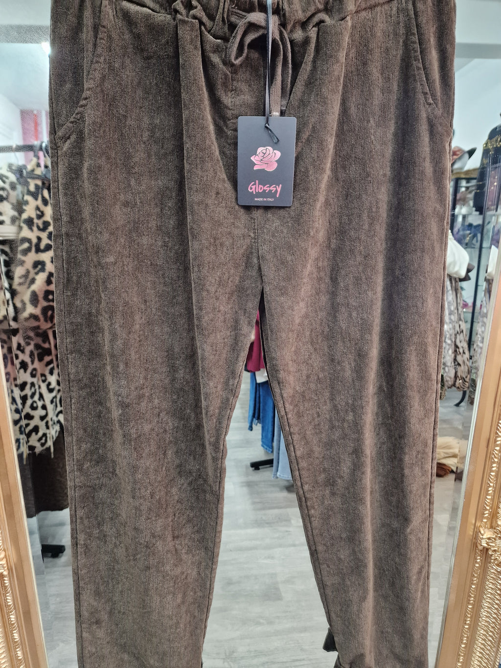 Wish magic cord fitted trousers
