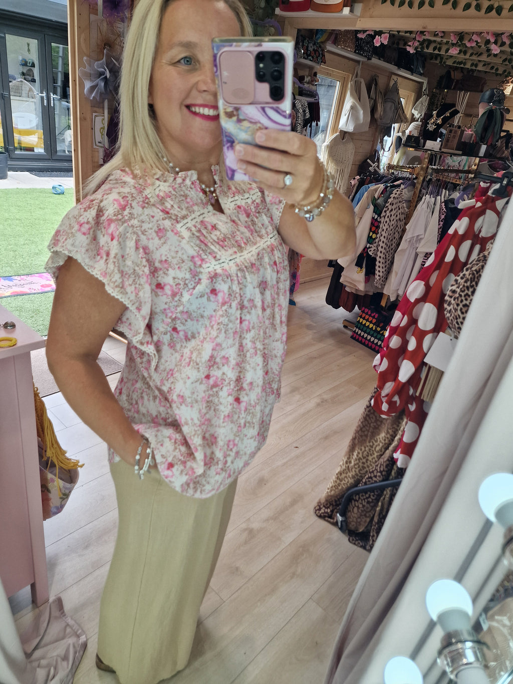 Daila ditsy top