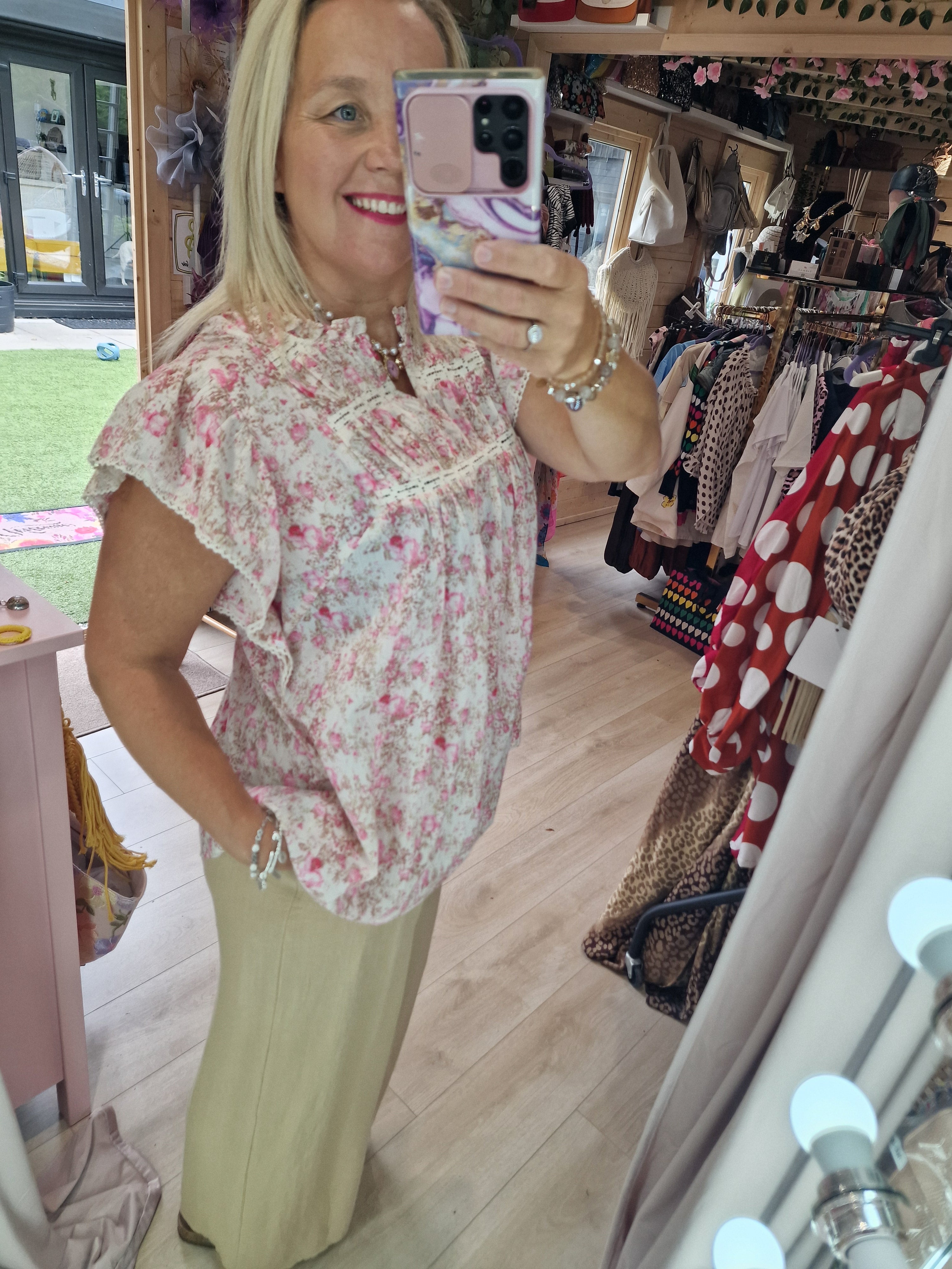 Daila ditsy top