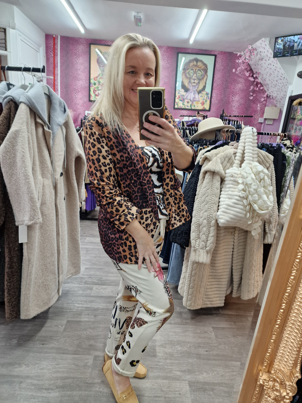 Stephy animal blazer