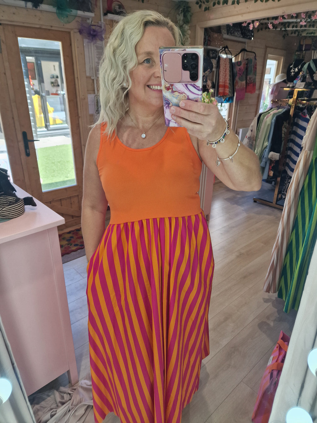 Pollyana stripe dress