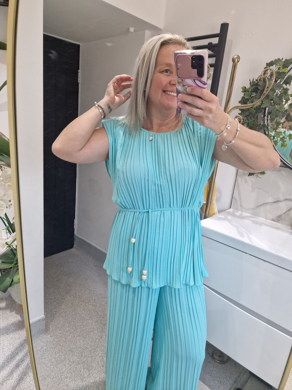 Sally pleated co ord set