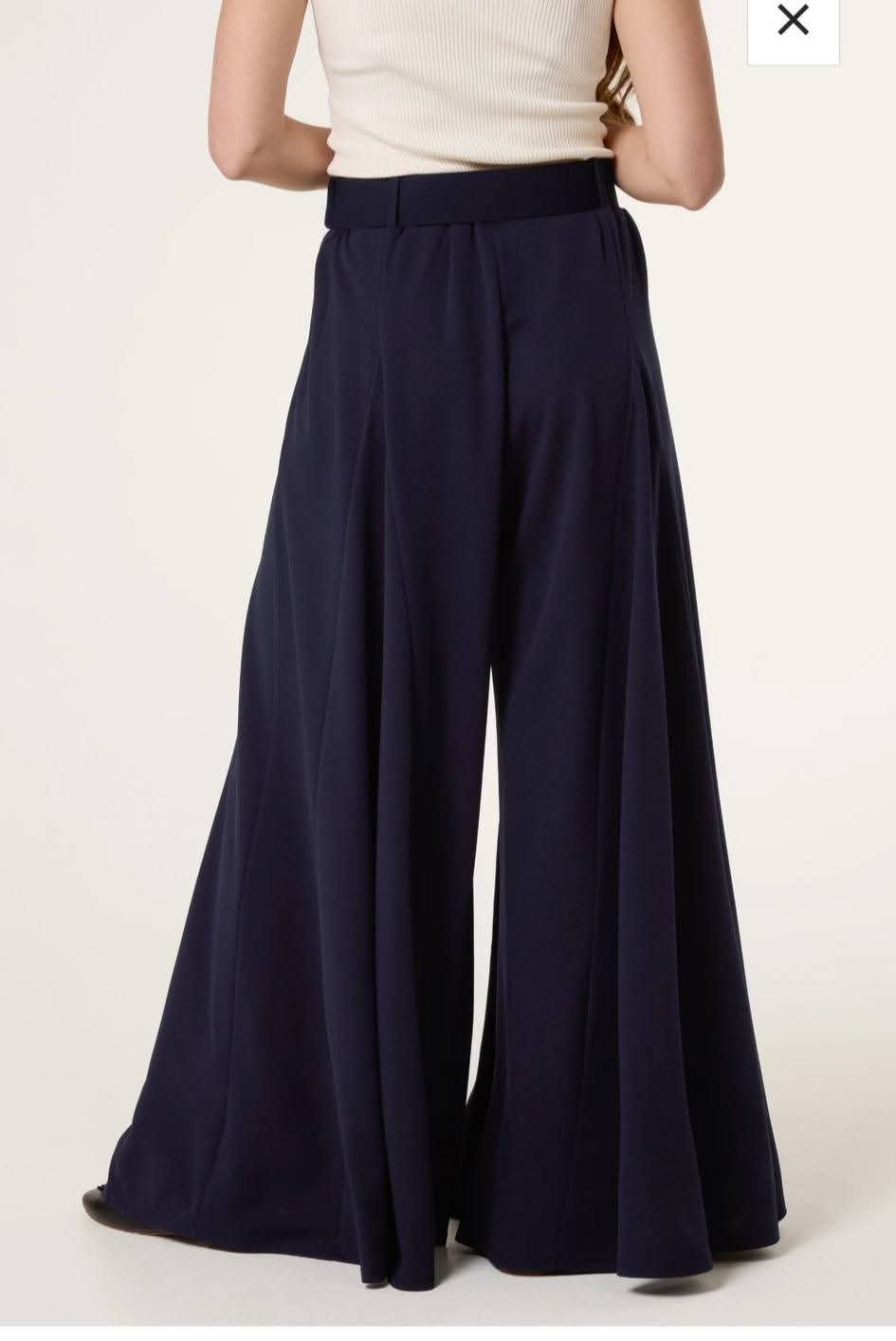 Pollazo flared trousers.