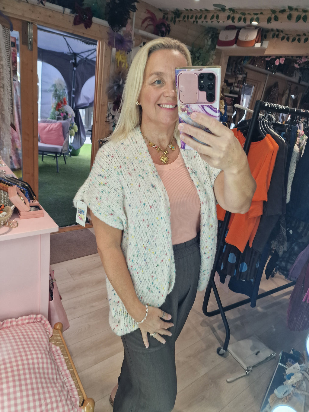 Cloe soft knit gilet