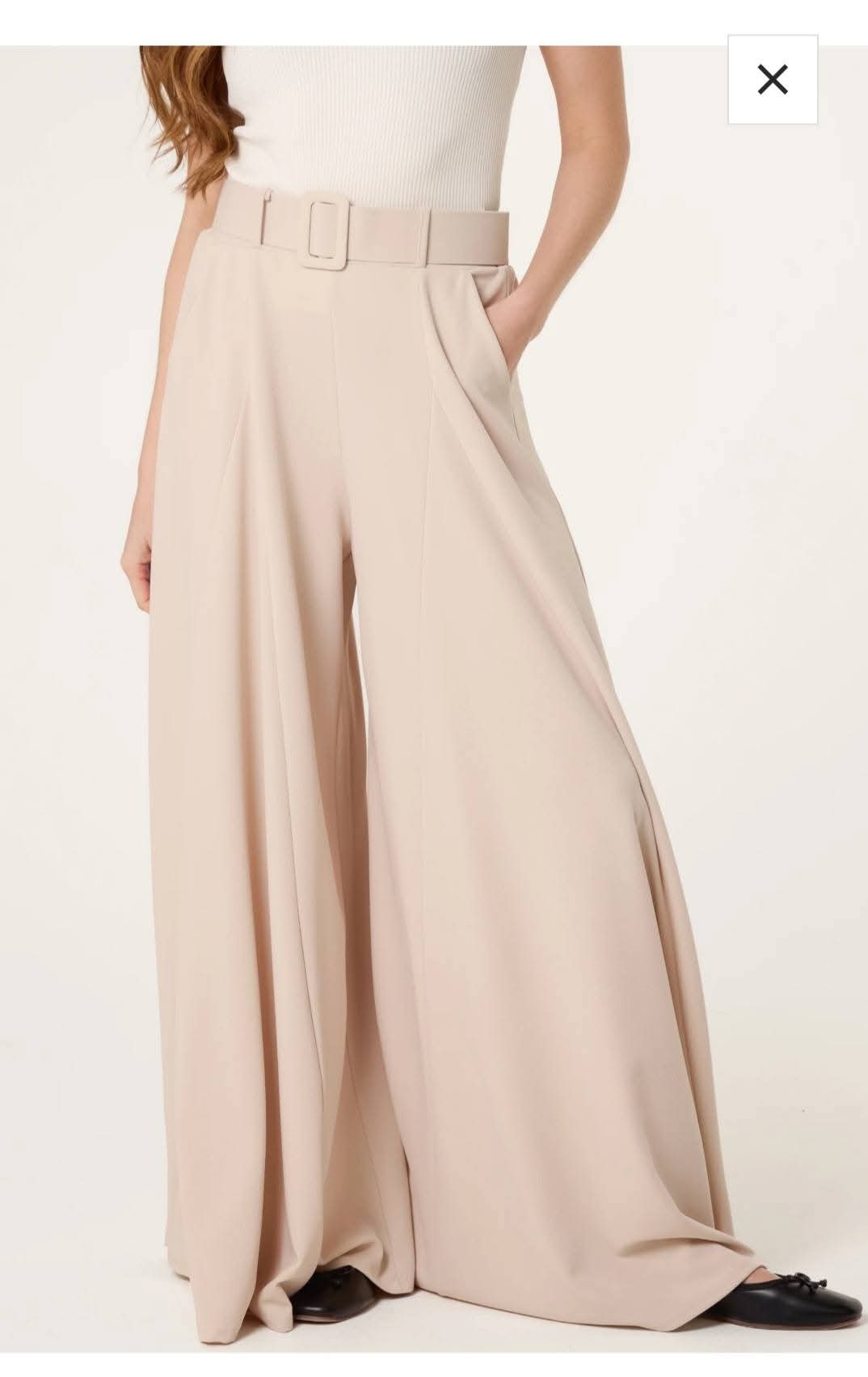 Pollazo flared trousers.