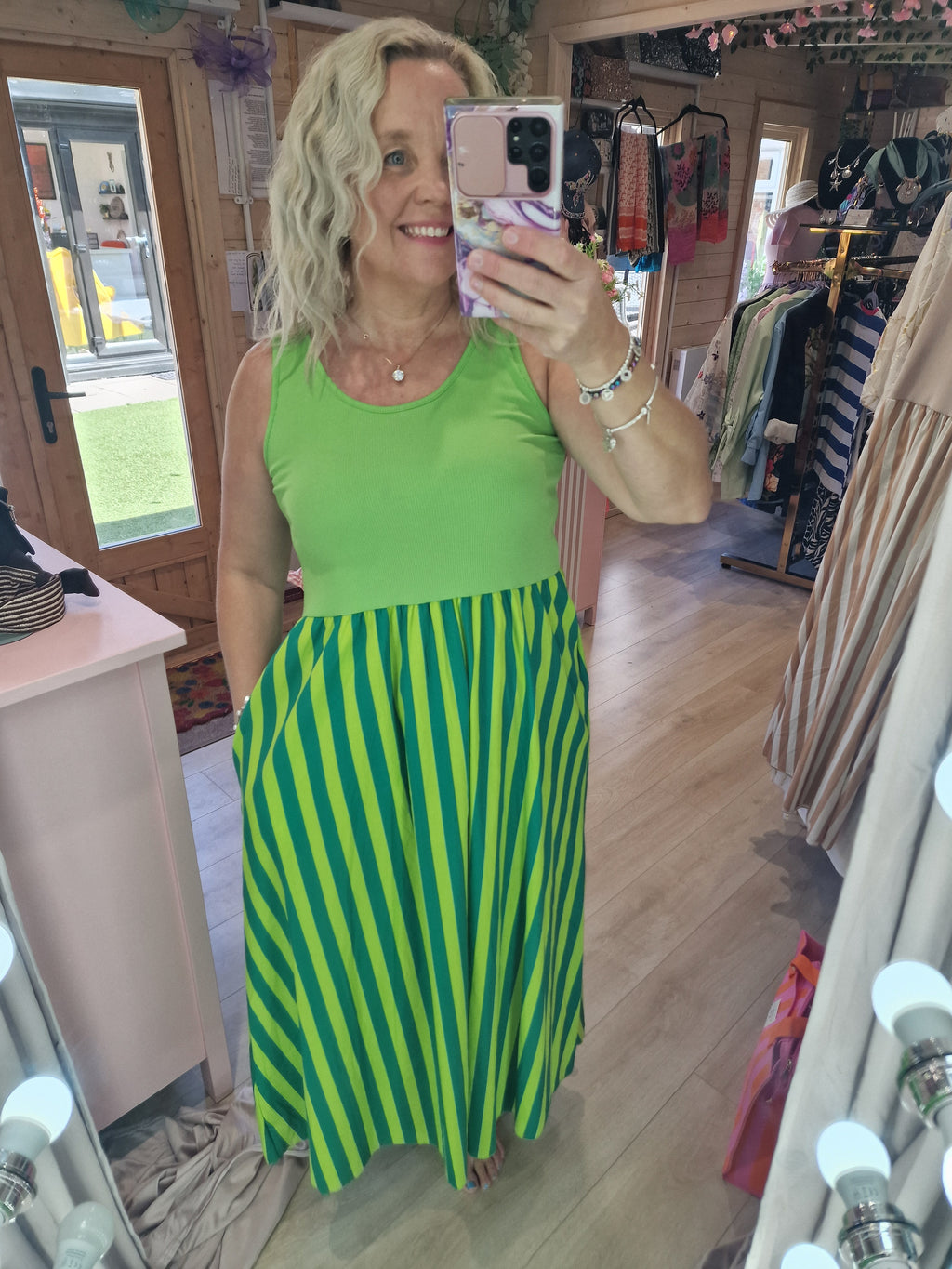 Pollyana stripe dress