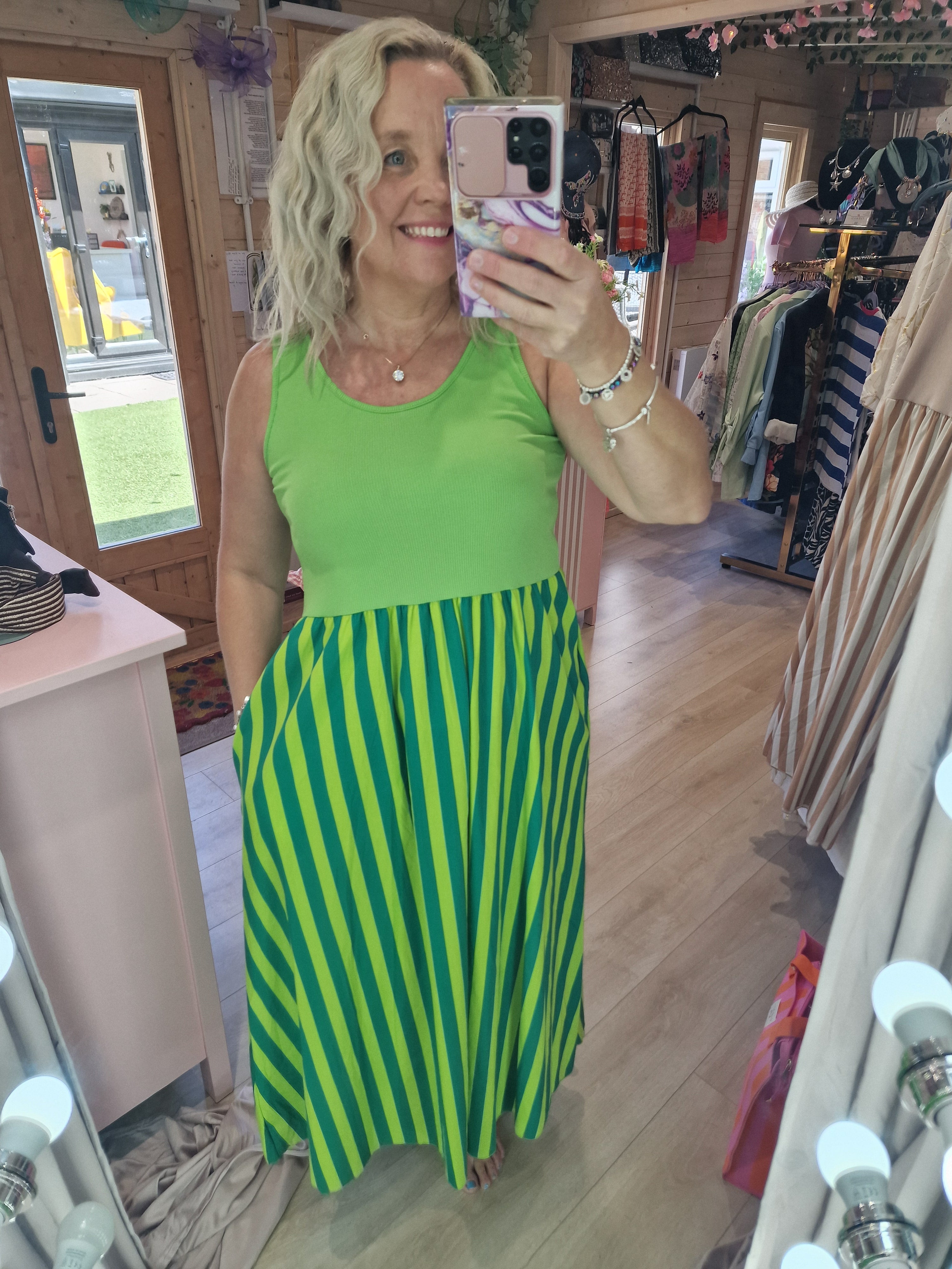 Pollyana stripe dress
