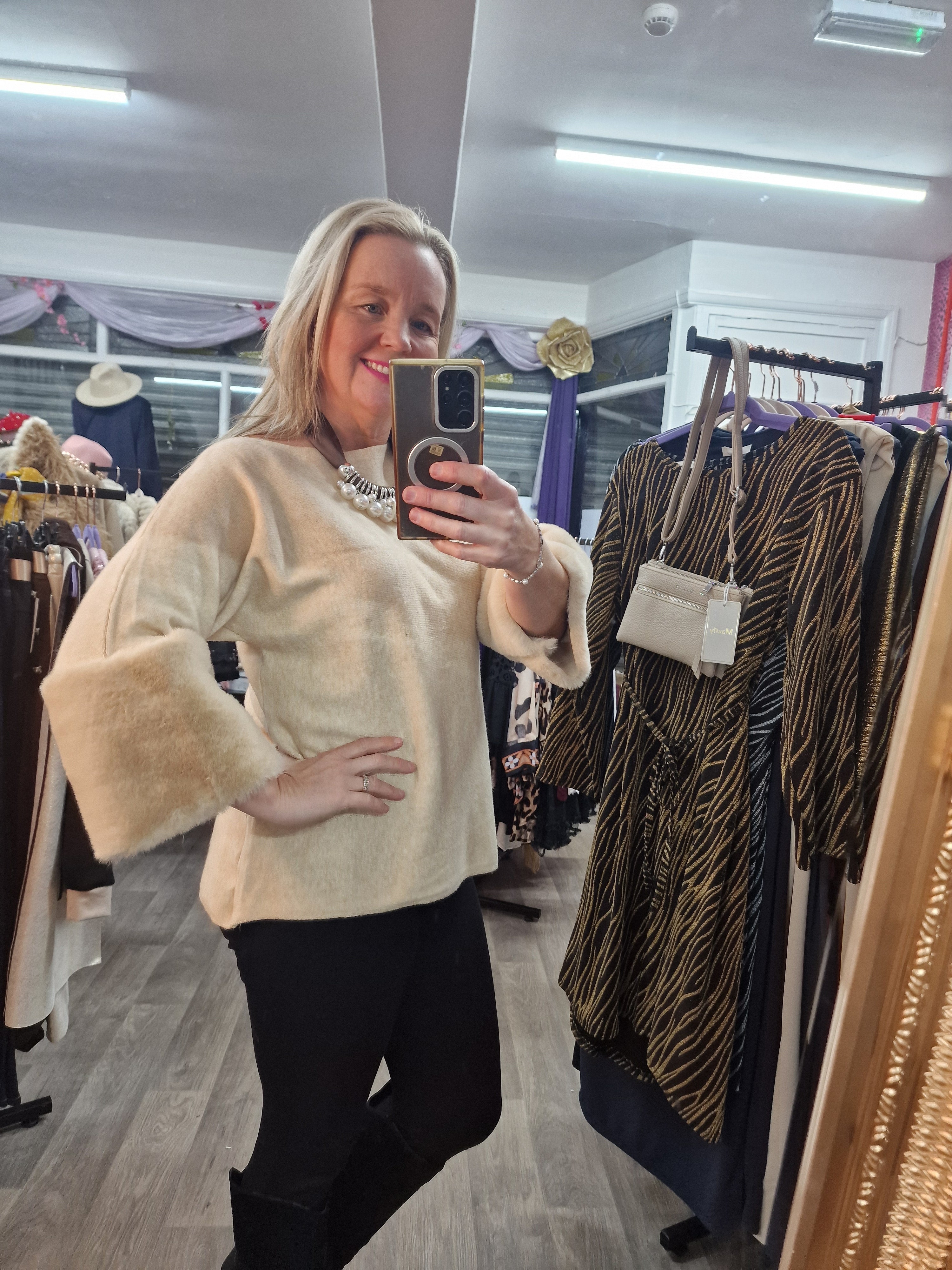 Faux fur Freda jumper