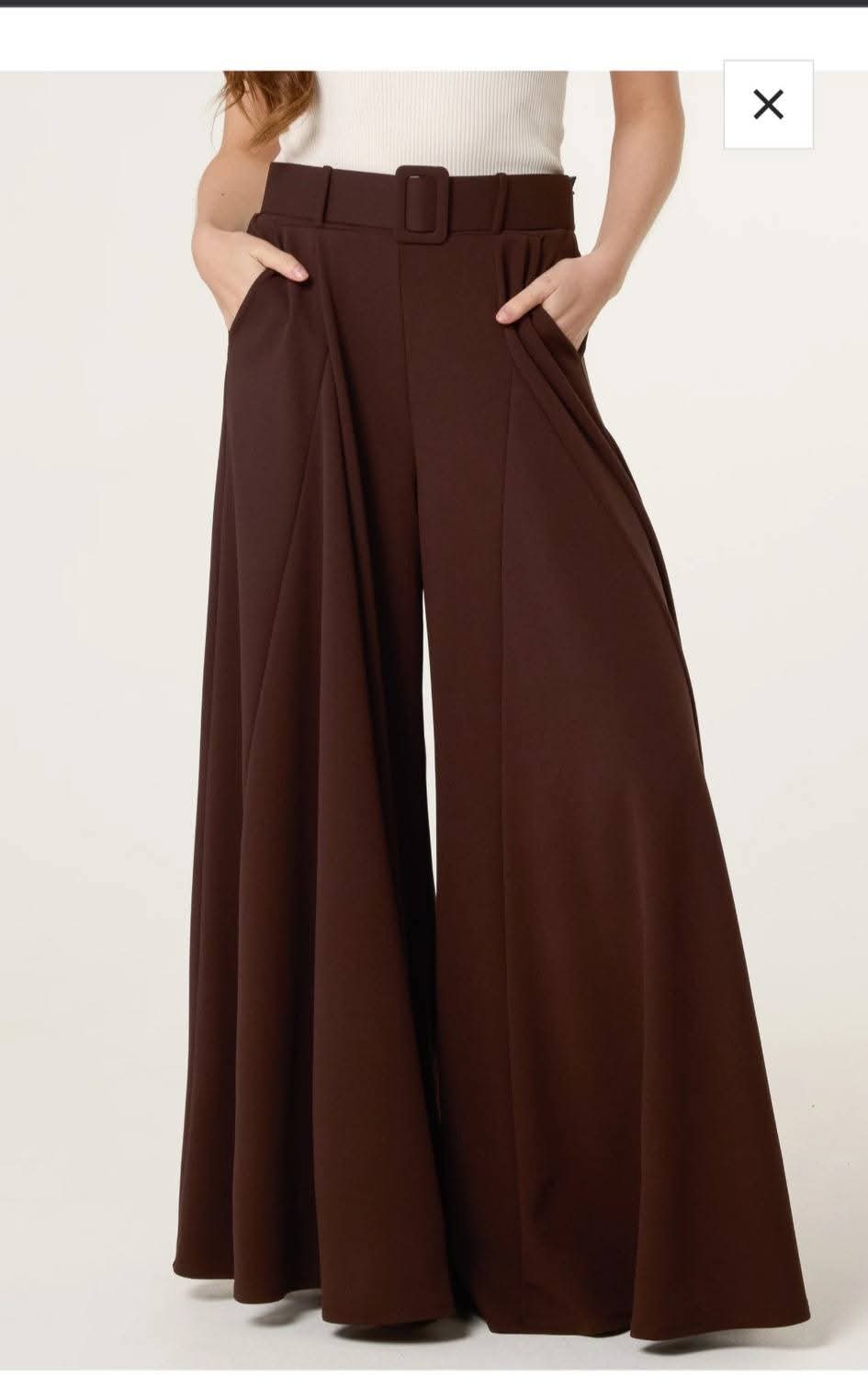 Pollazo flared trousers.