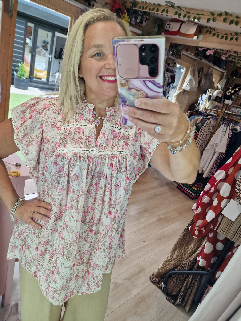 Daila ditsy top