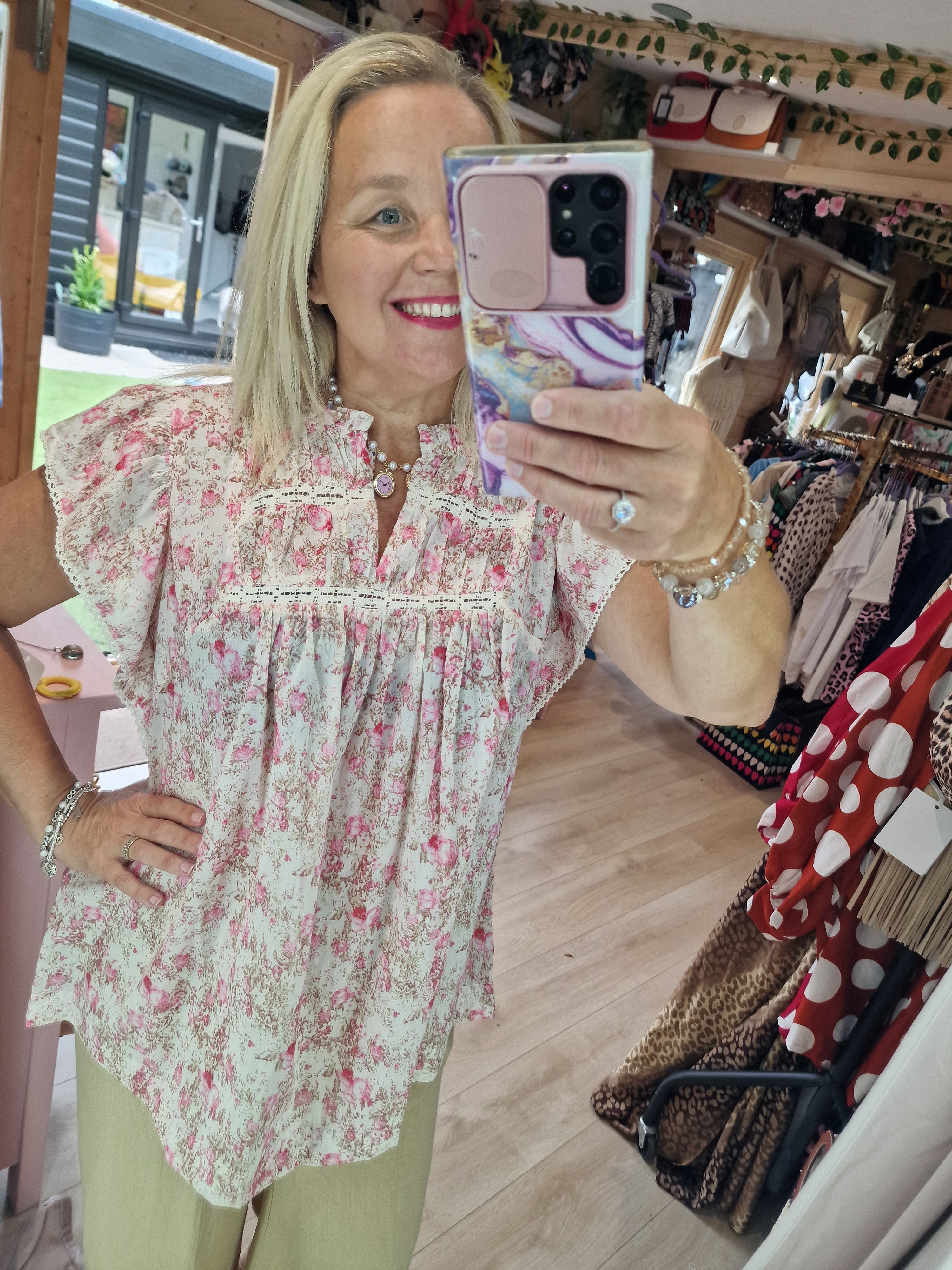 Daila ditsy top