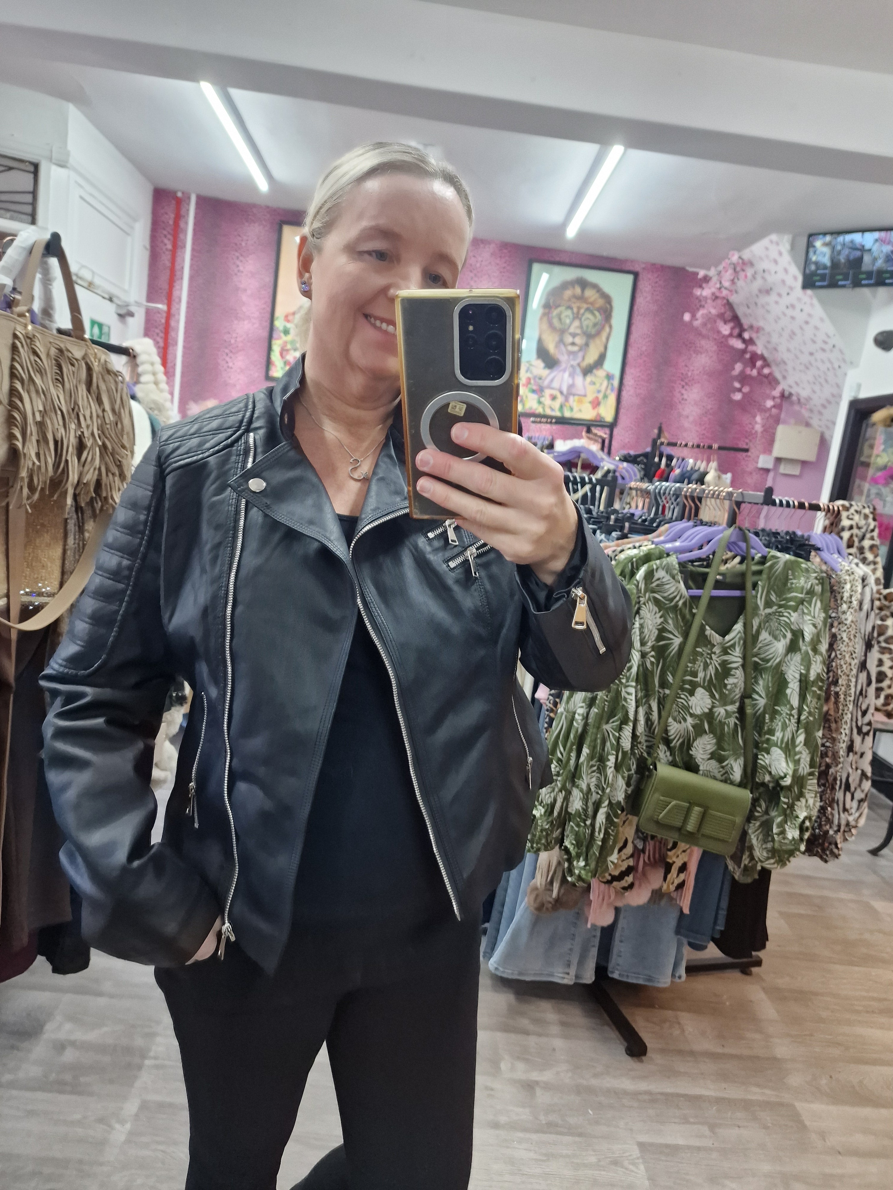 Paloma pu biker jacket