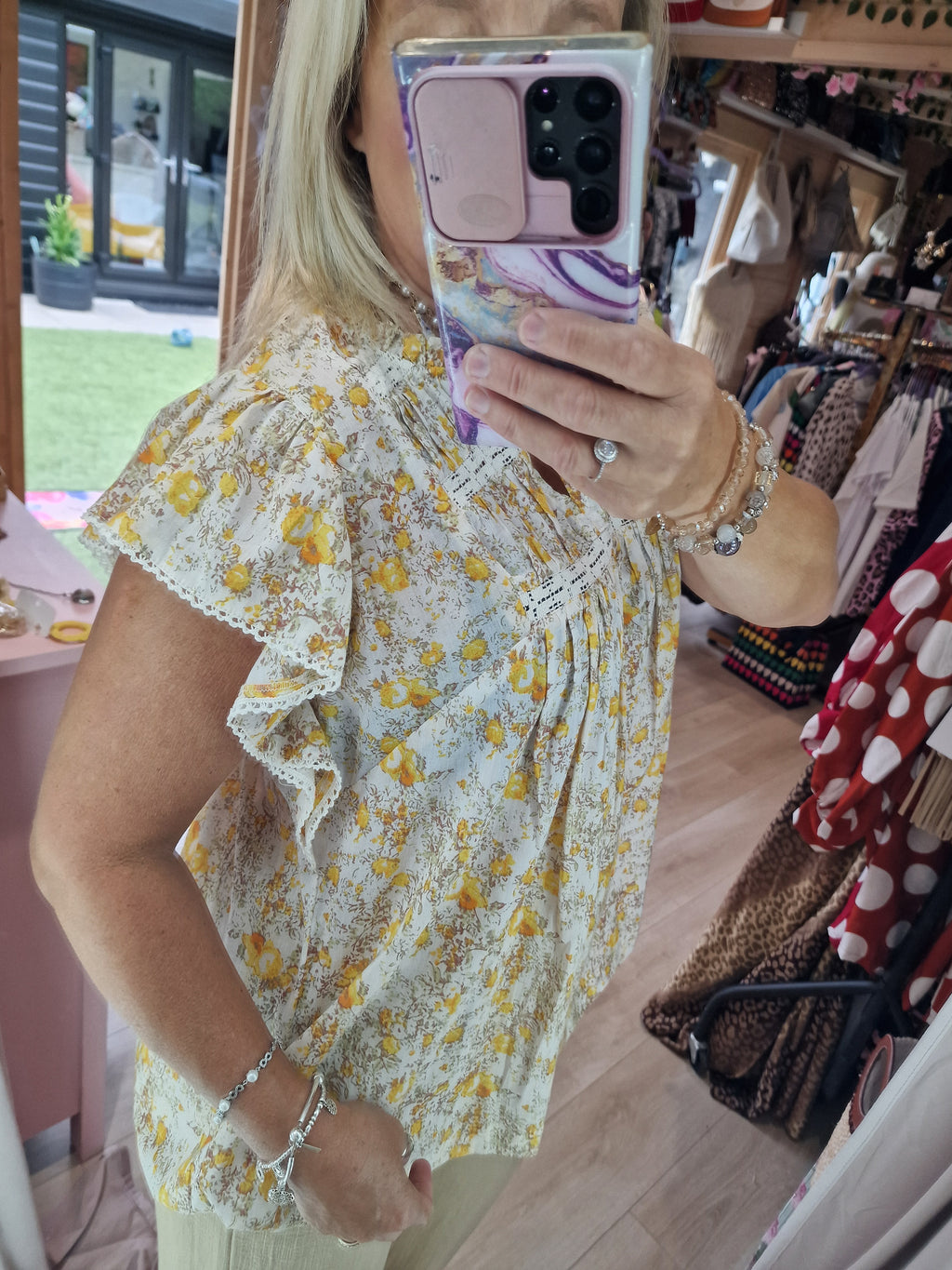 Daila ditsy top