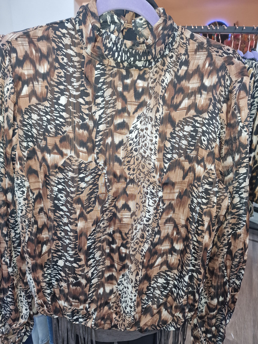 Zena animal blouse