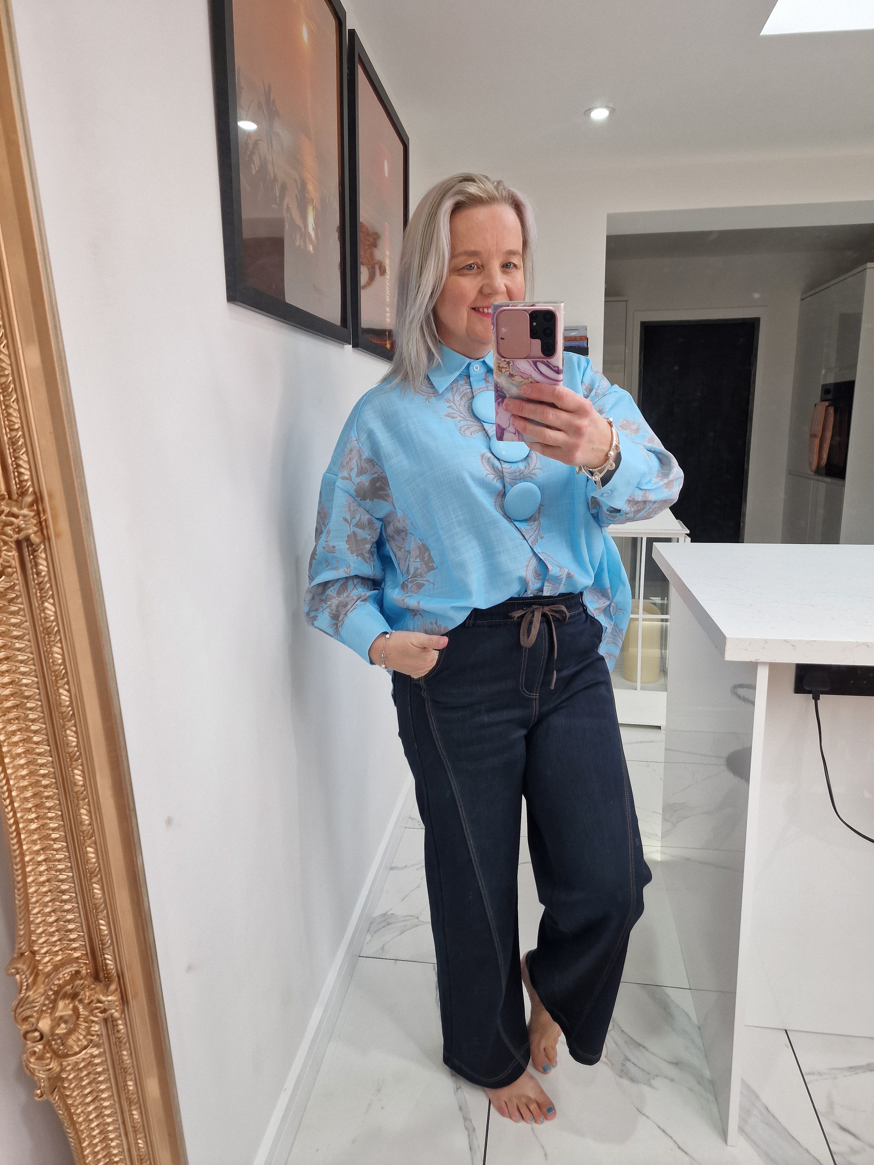 Shona paisley print shirt