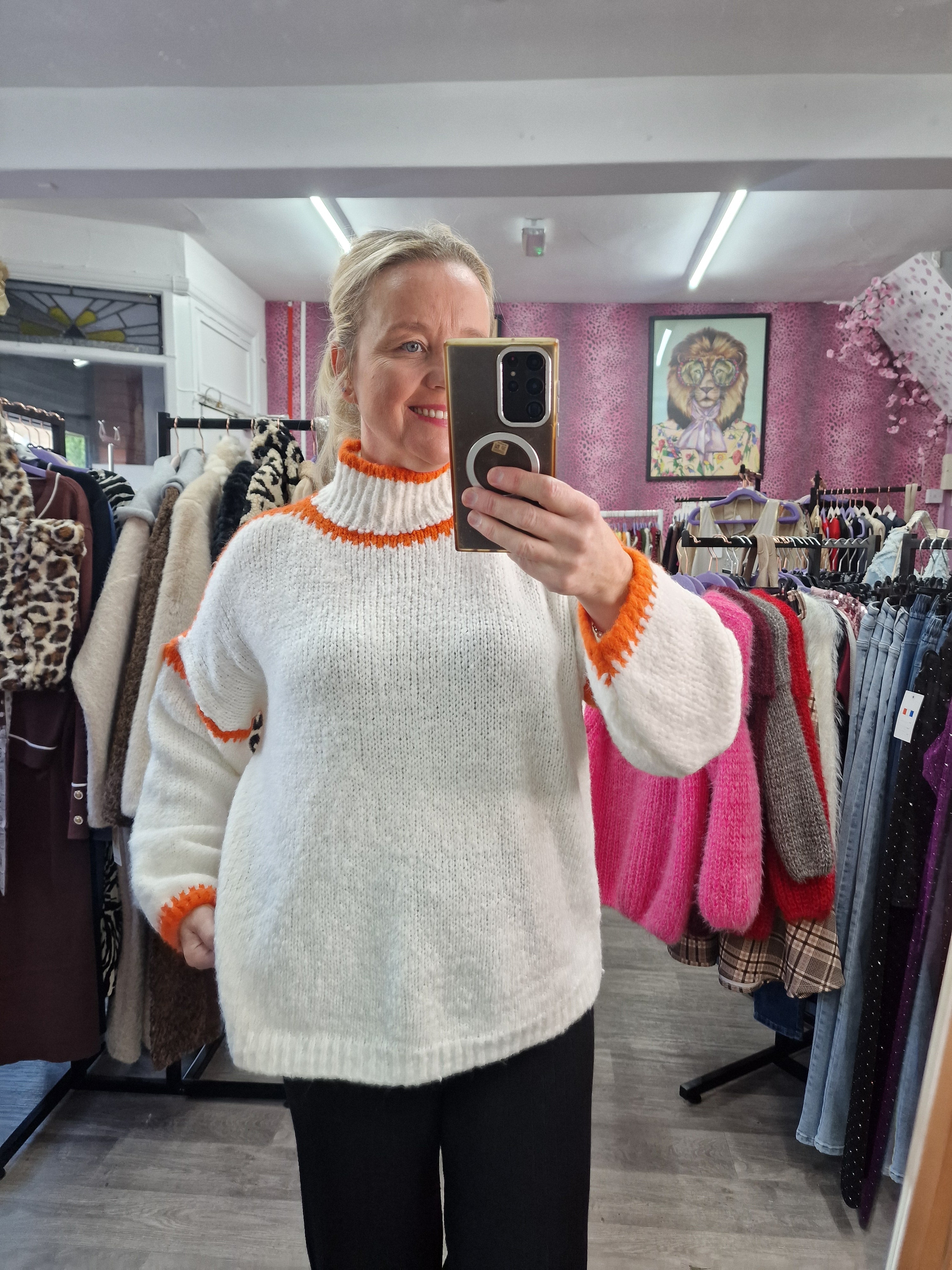 Fleur chunky knit jumper