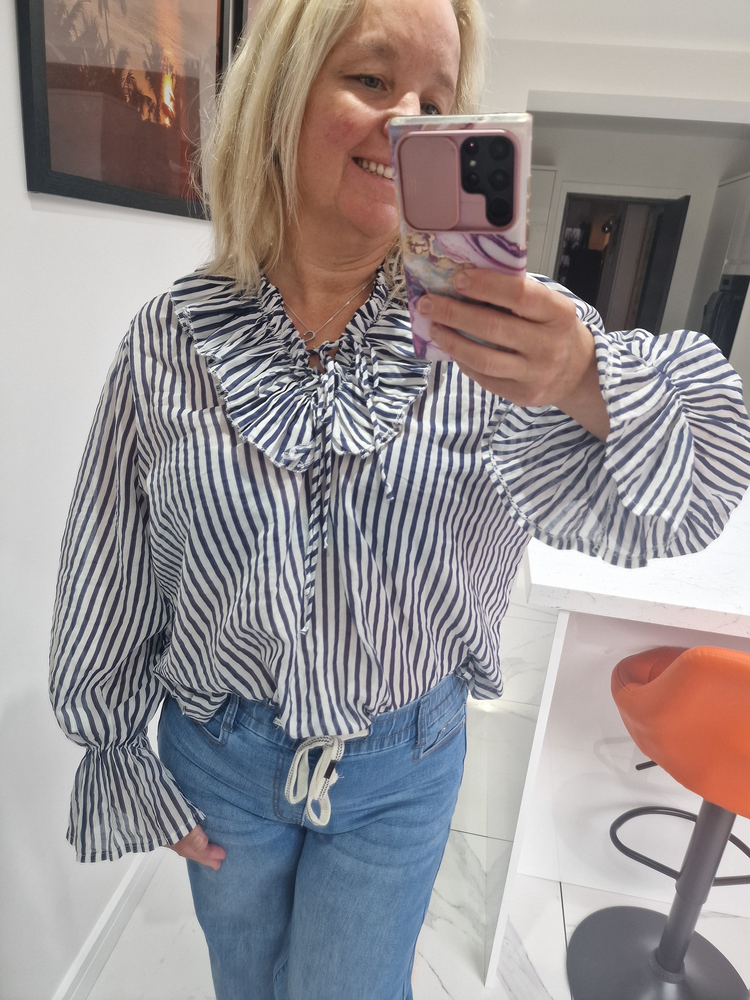 Trinny stripe blouse