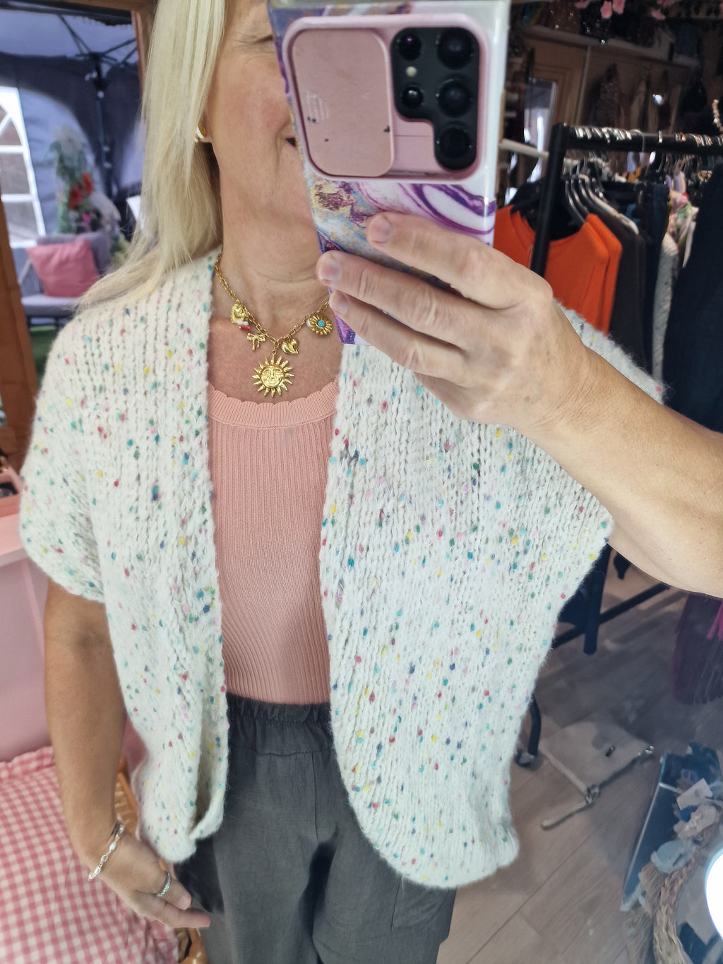 Cloe soft knit gilet