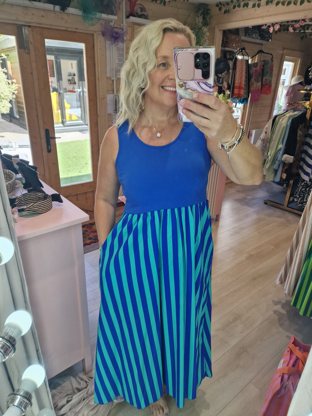 Pollyana stripe dress