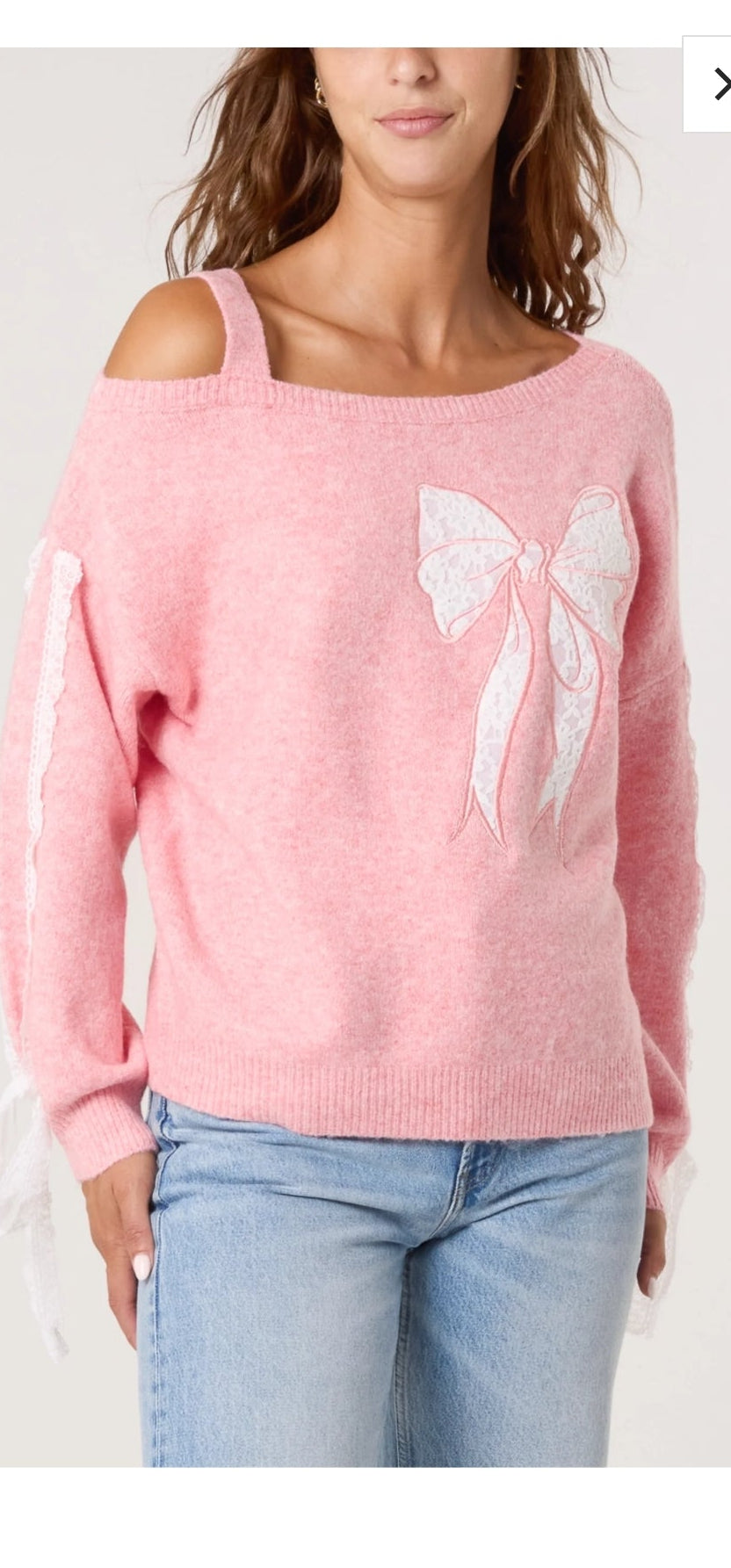 Vintage bow jumper