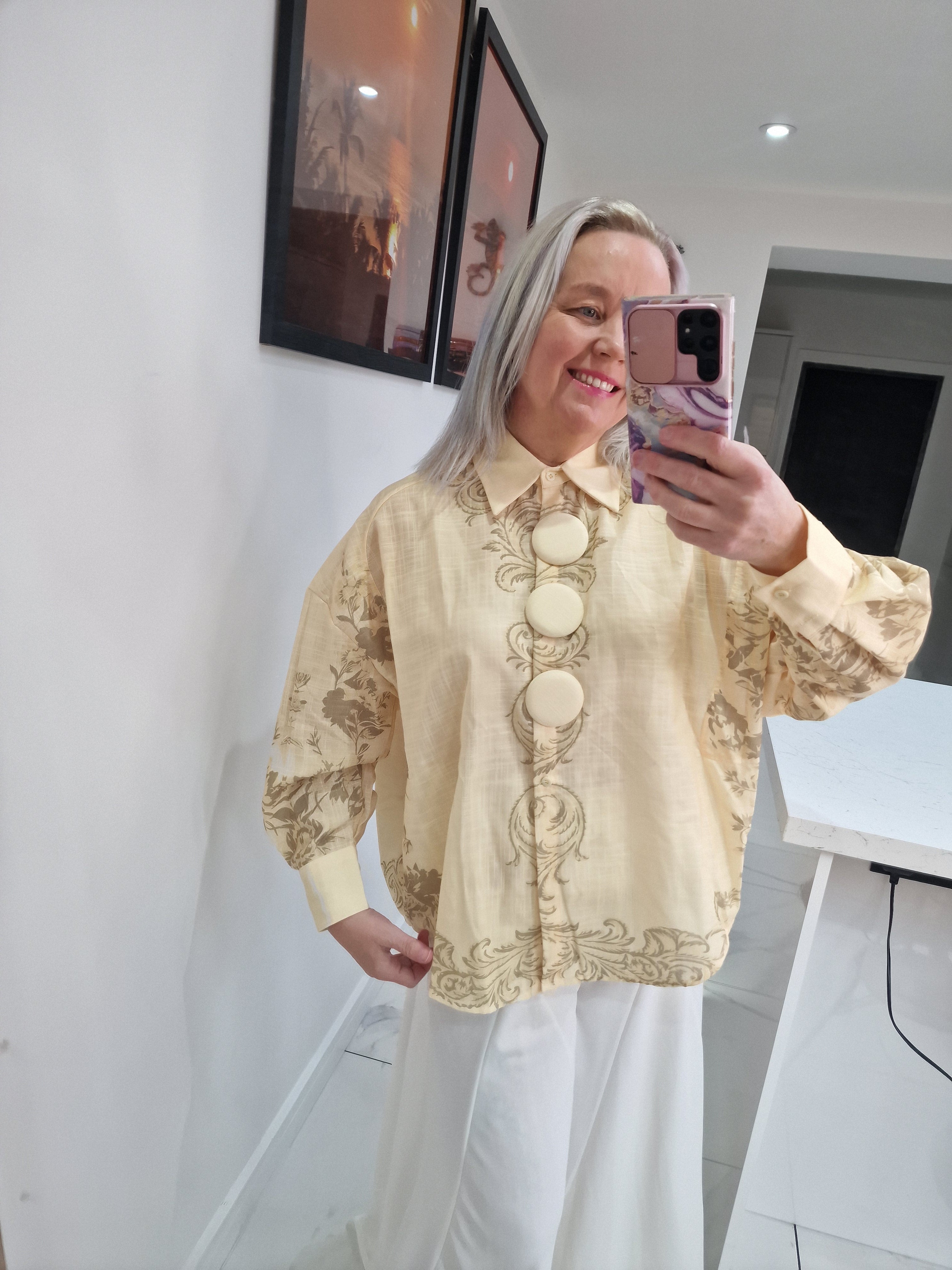 Shona paisley print shirt
