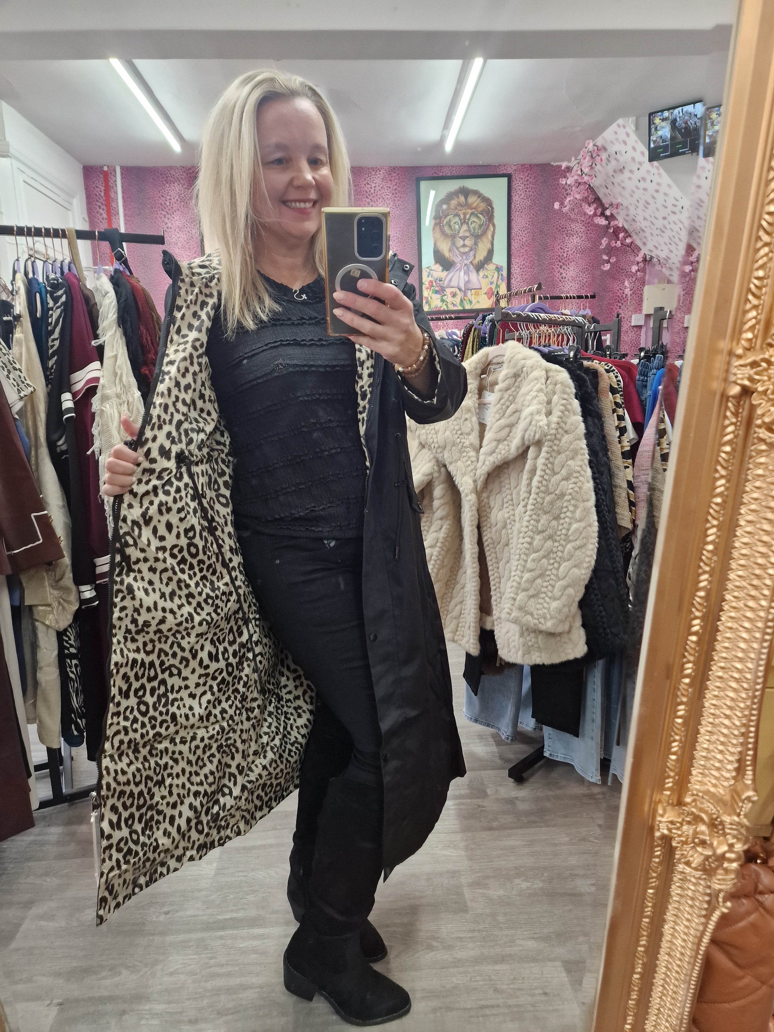 Jenn two way coat
