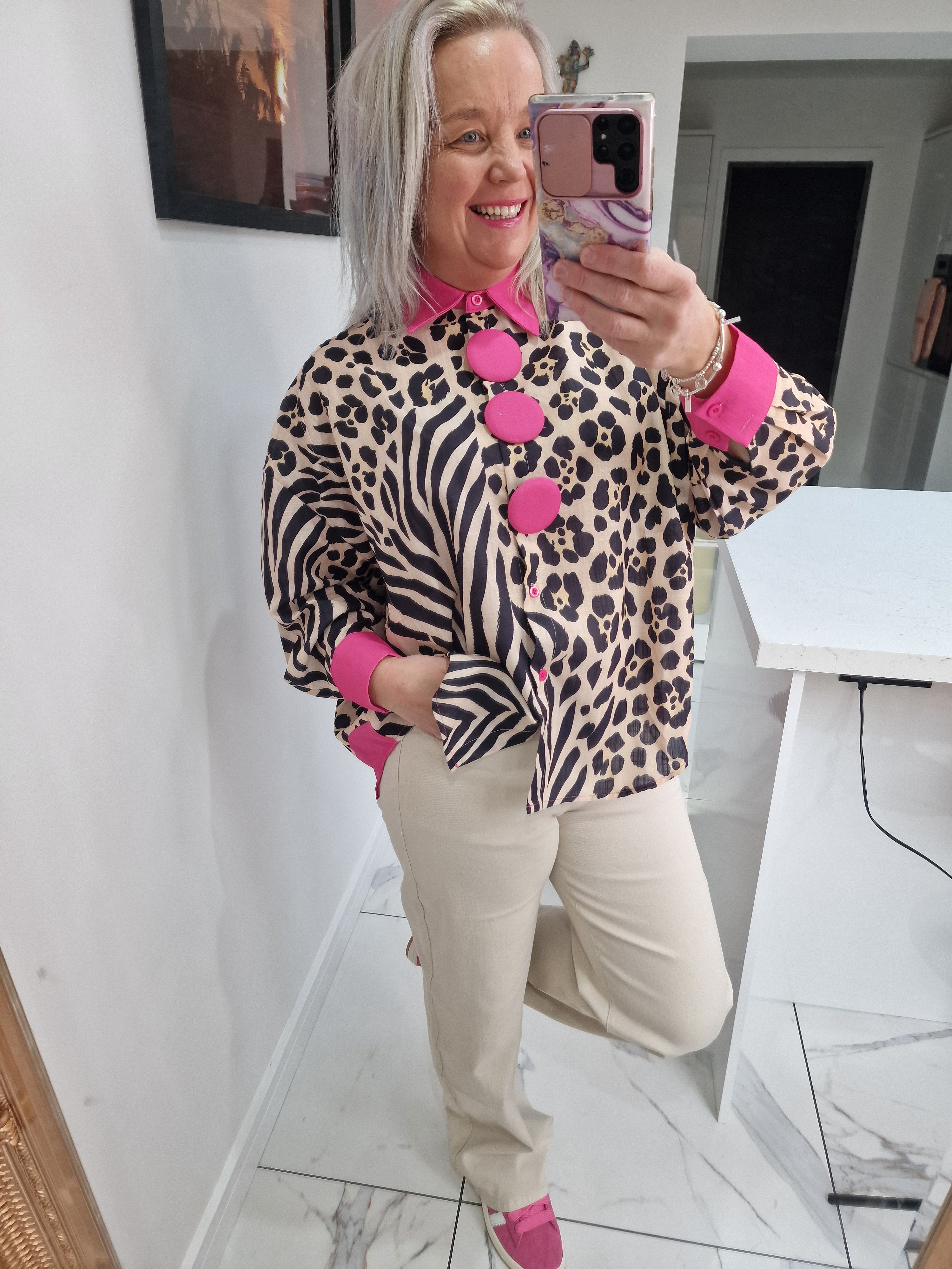 Animal print shirt