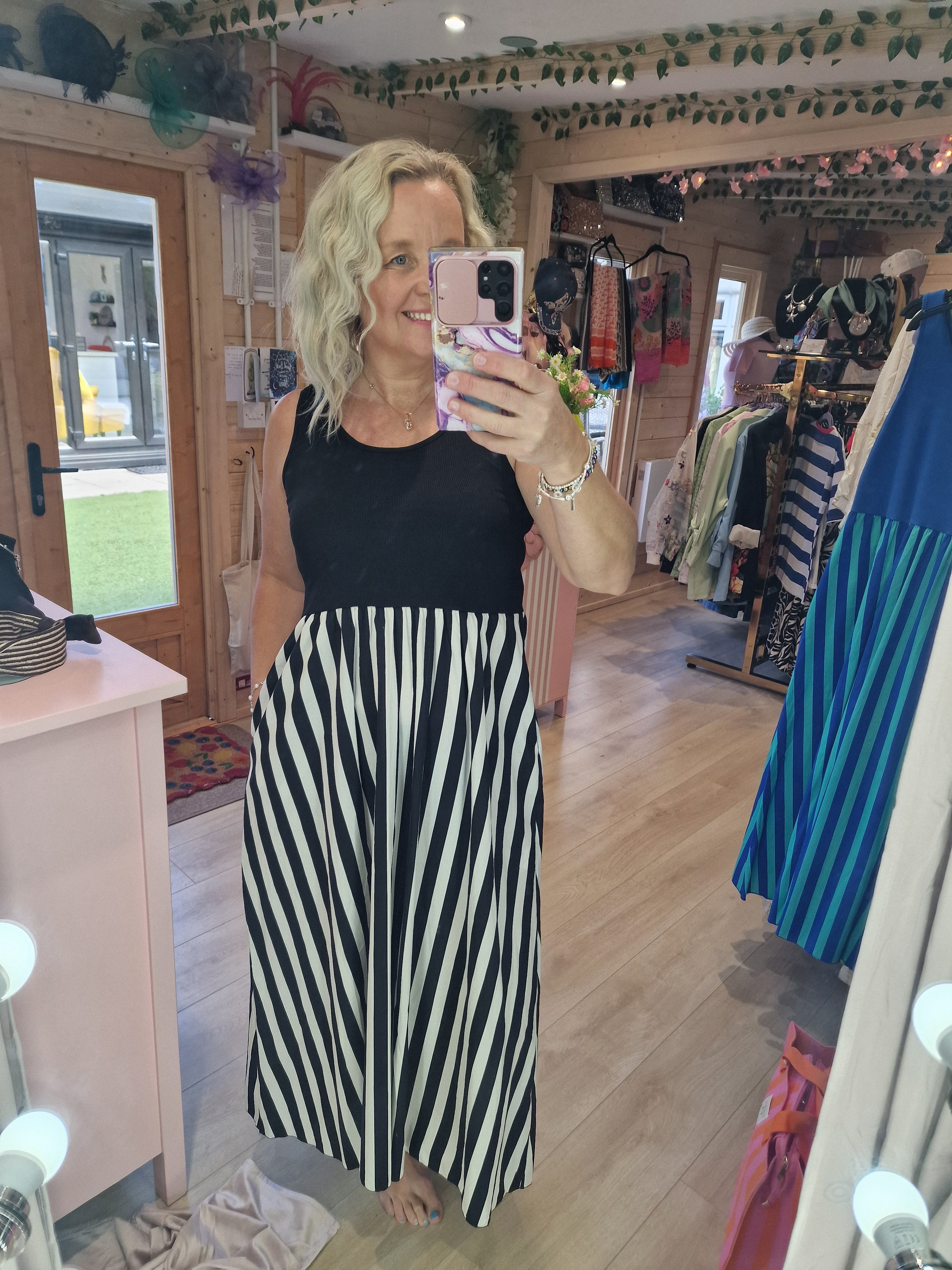Pollyana stripe dress
