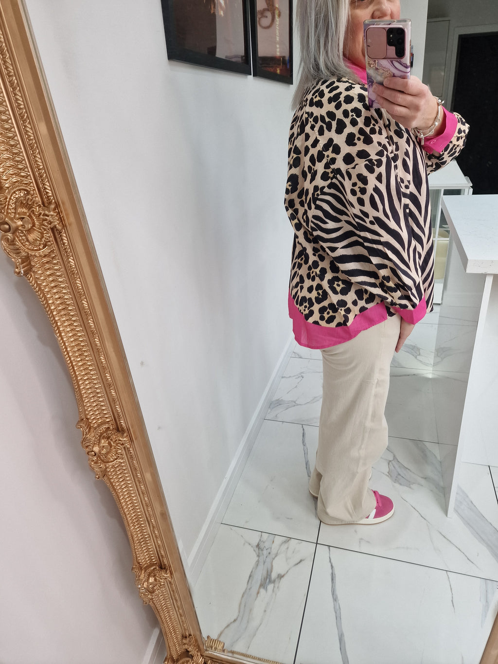 Animal print shirt