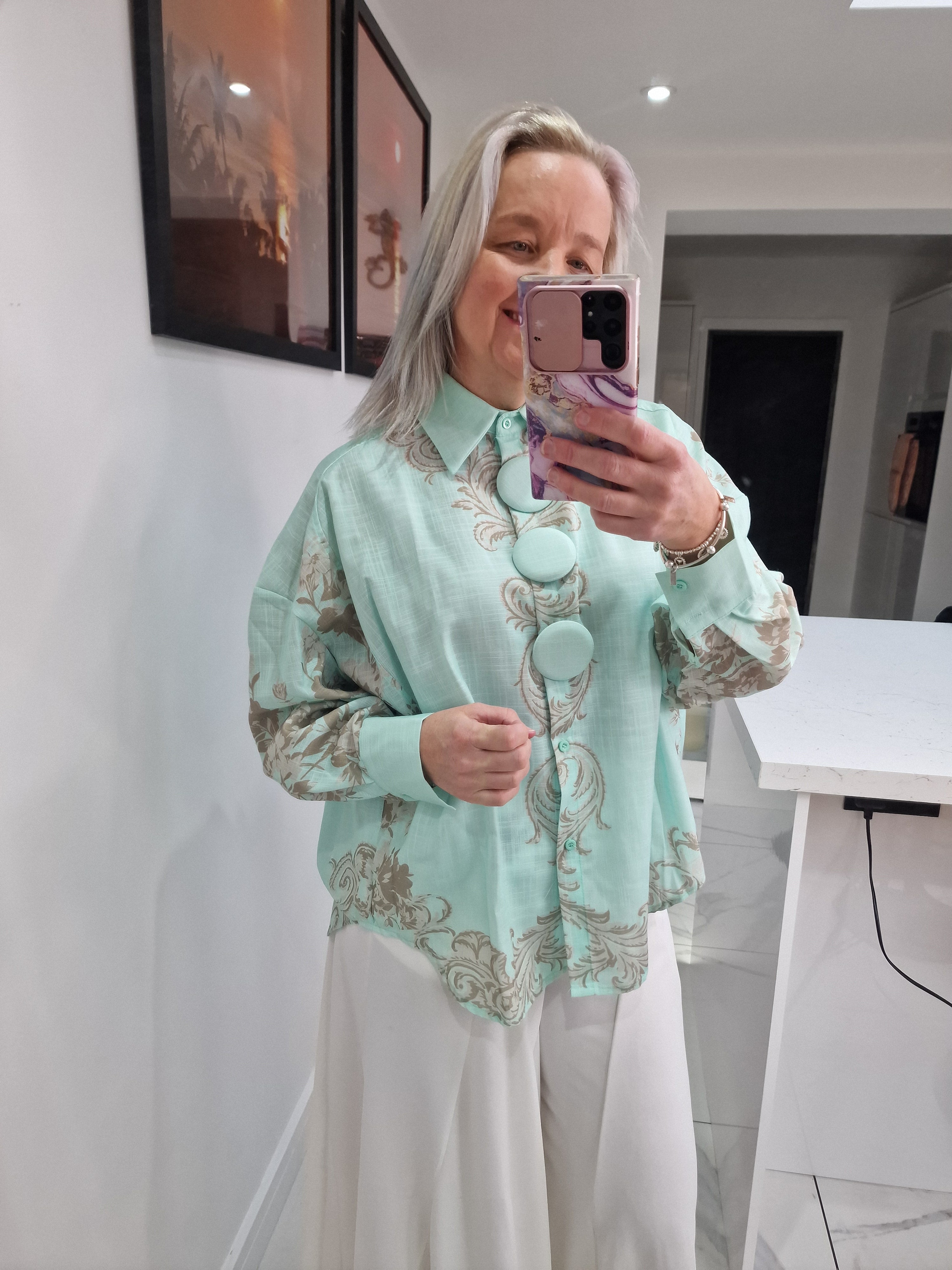 Shona paisley print shirt