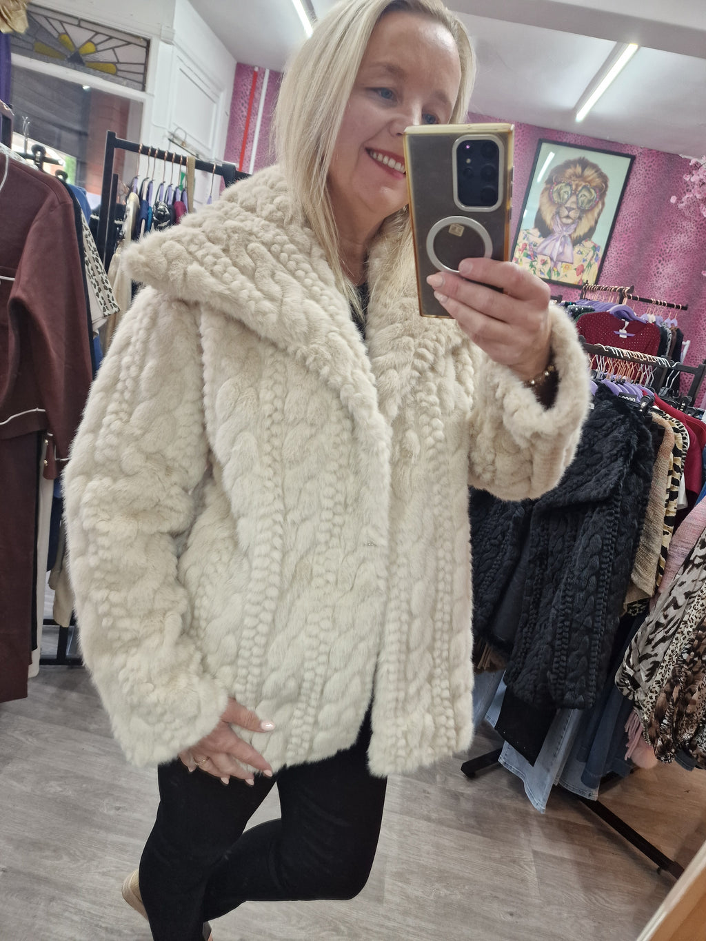 Tracy faux fur jacket