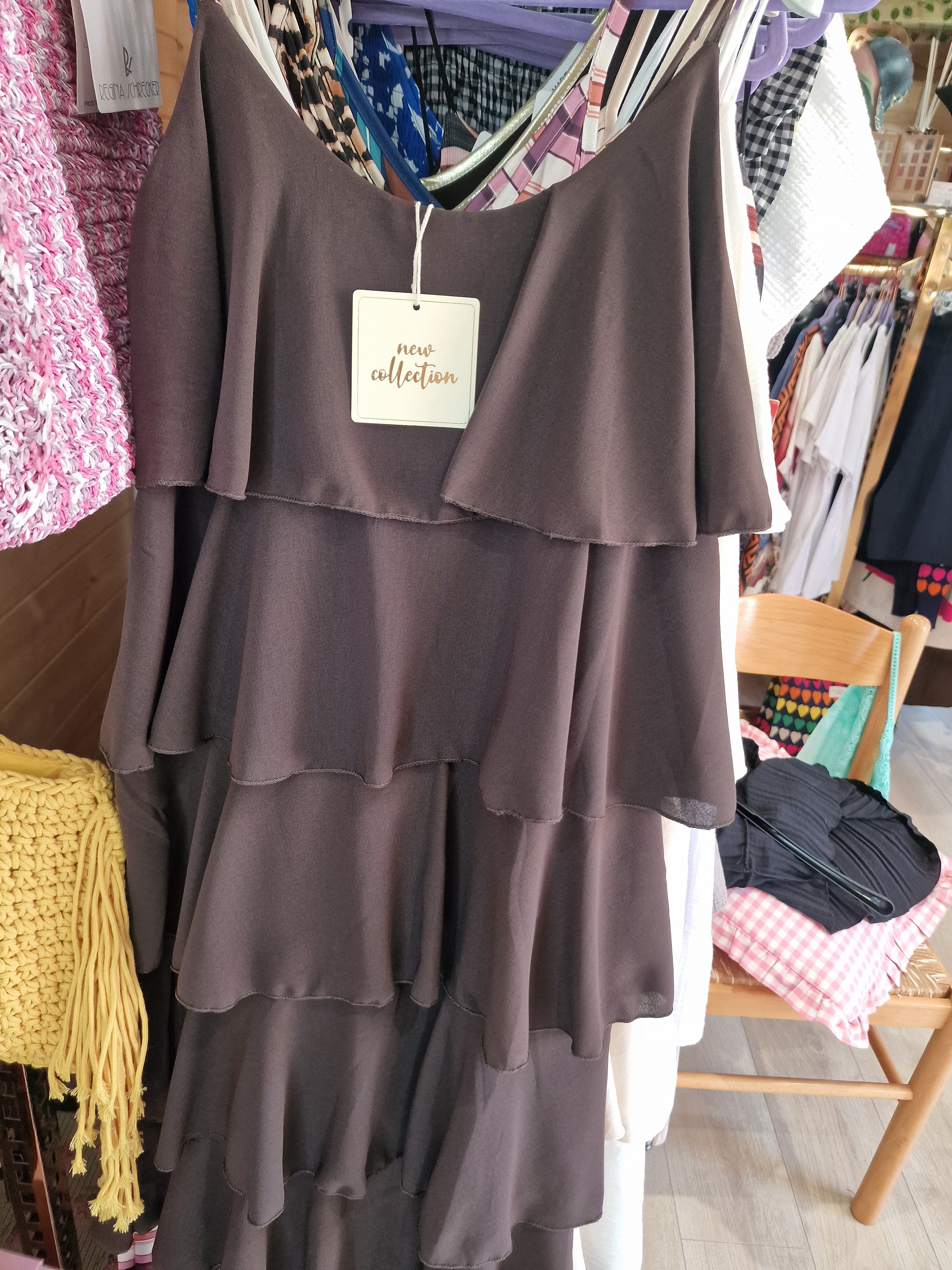 Faye frill layer dress