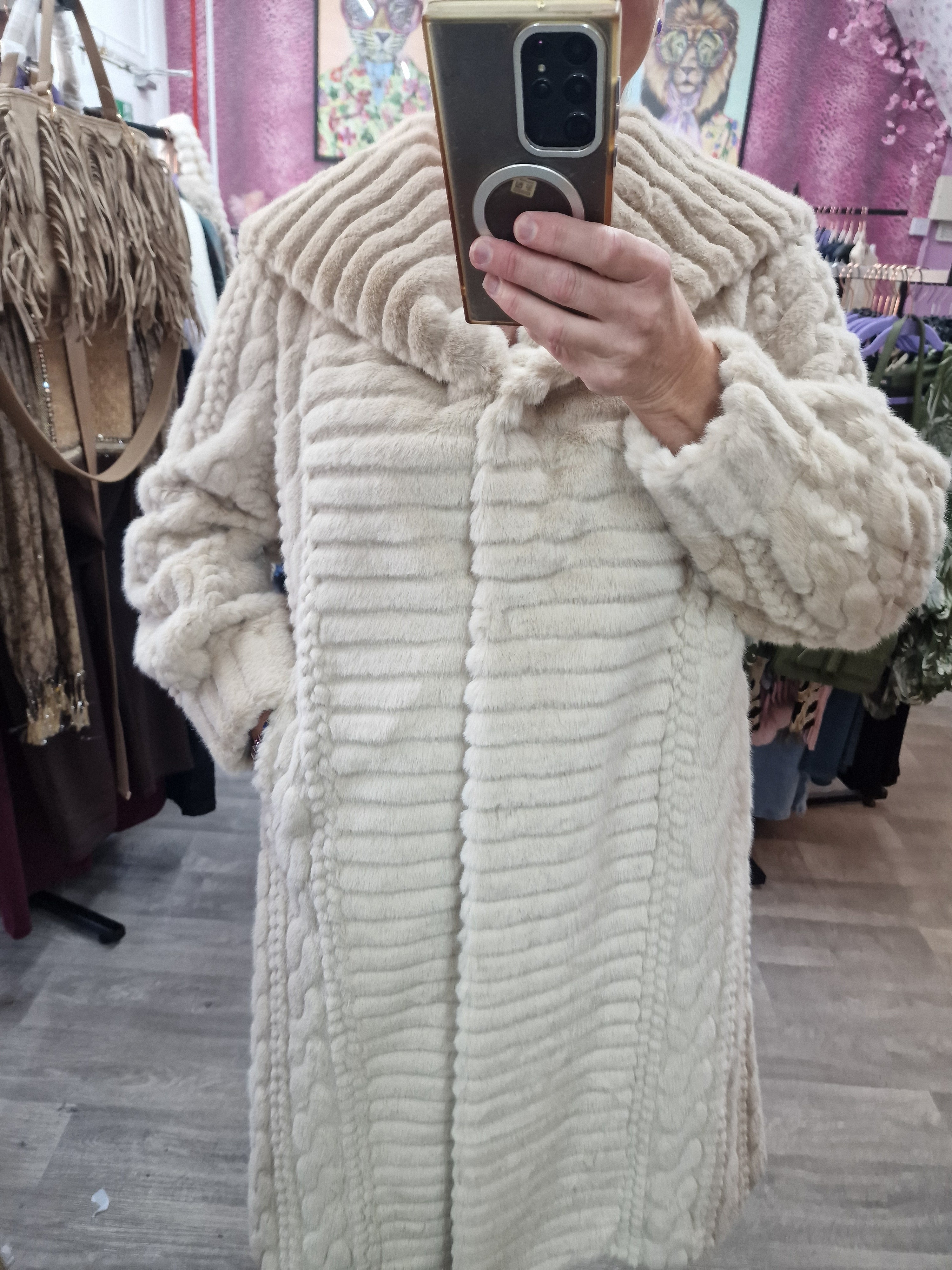 Leona faux fur coat