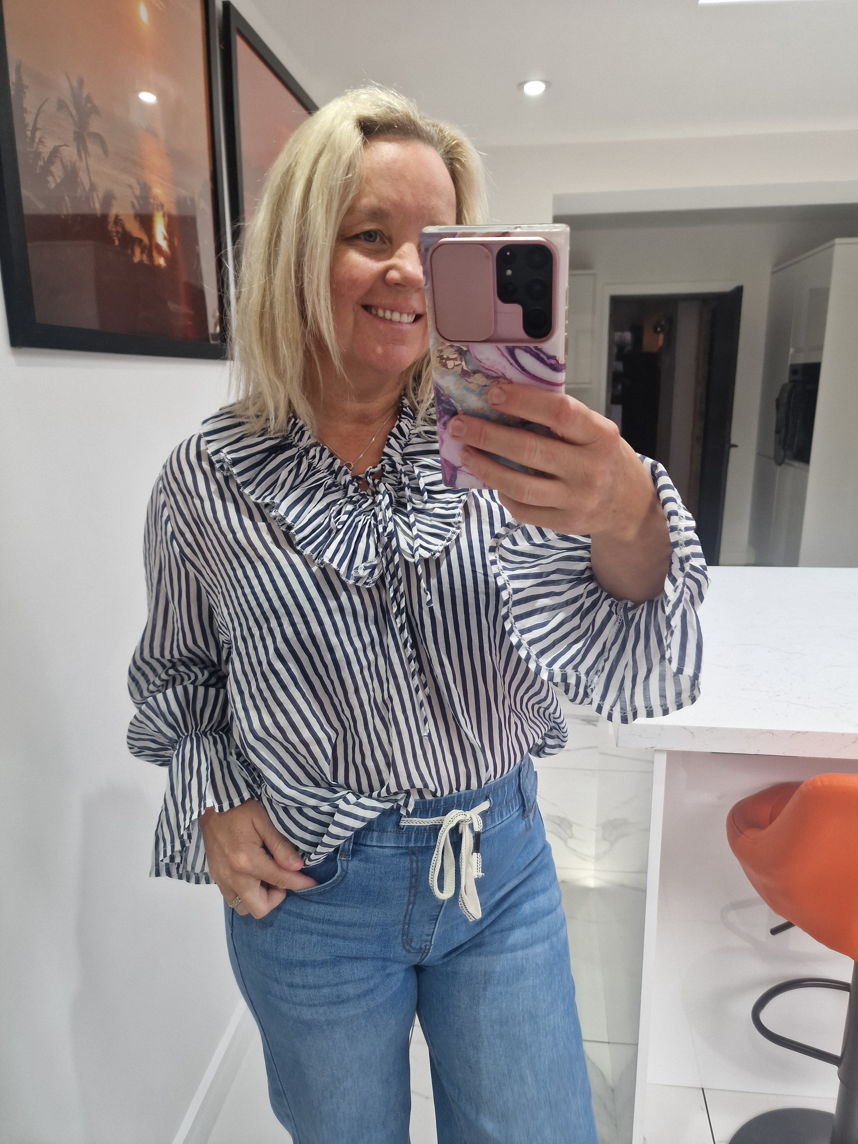 Trinny stripe blouse