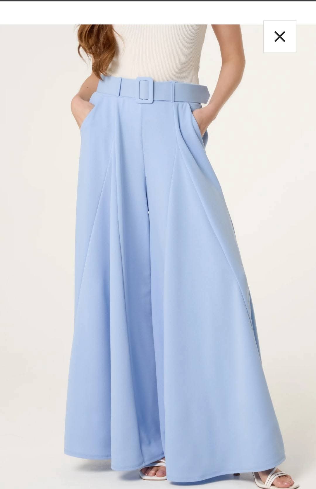 Pollazo flared trousers.