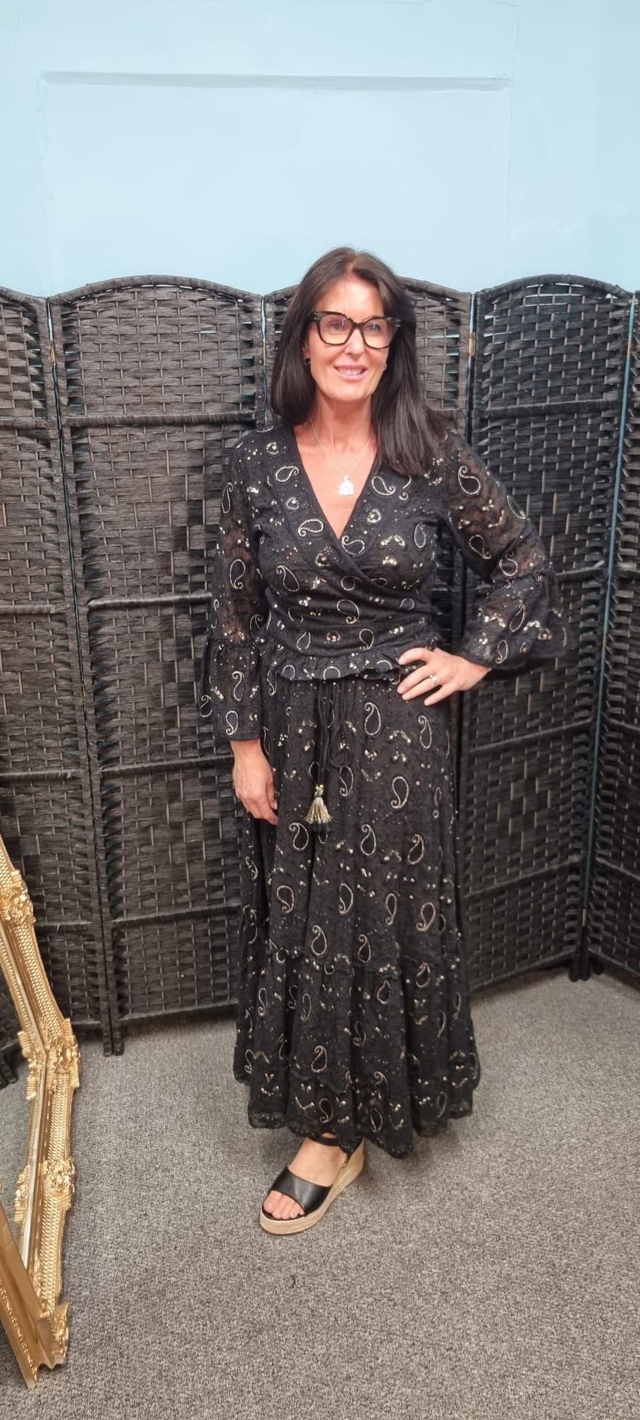 Belinda 2 piece top and skirt