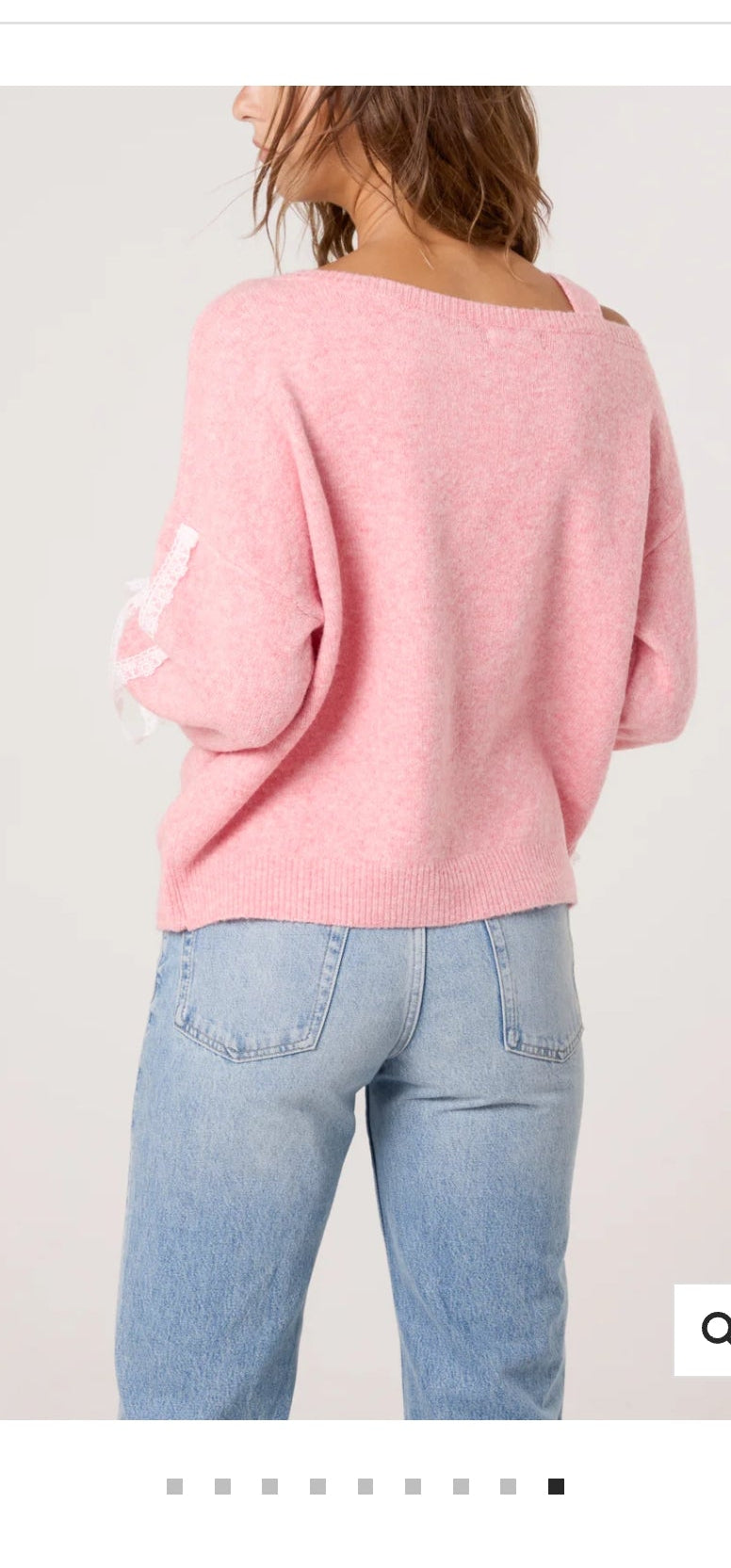 Vintage bow jumper