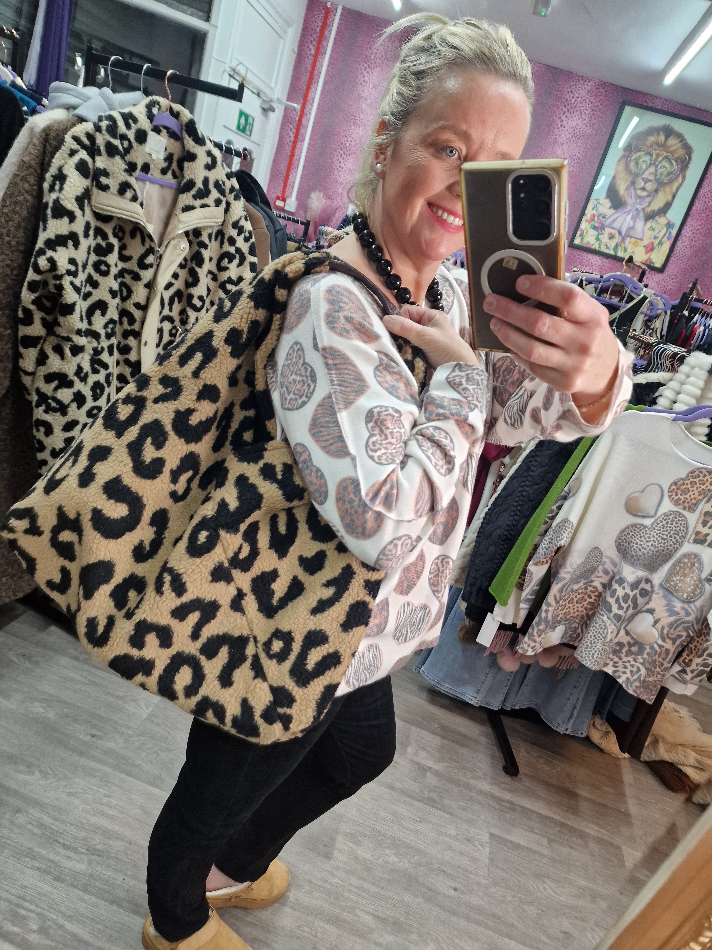 Pasha slouch fleece bag