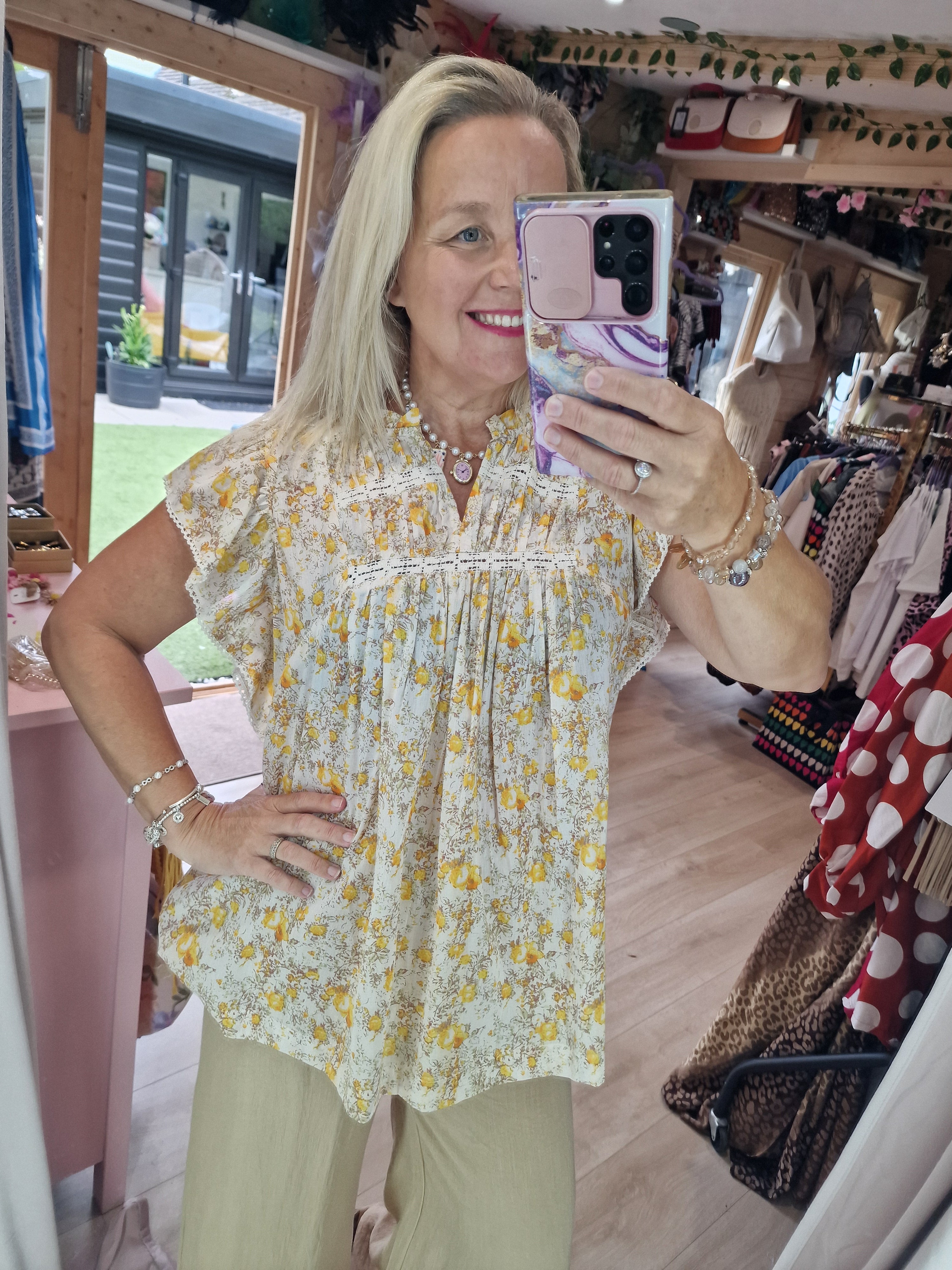 Daila ditsy top