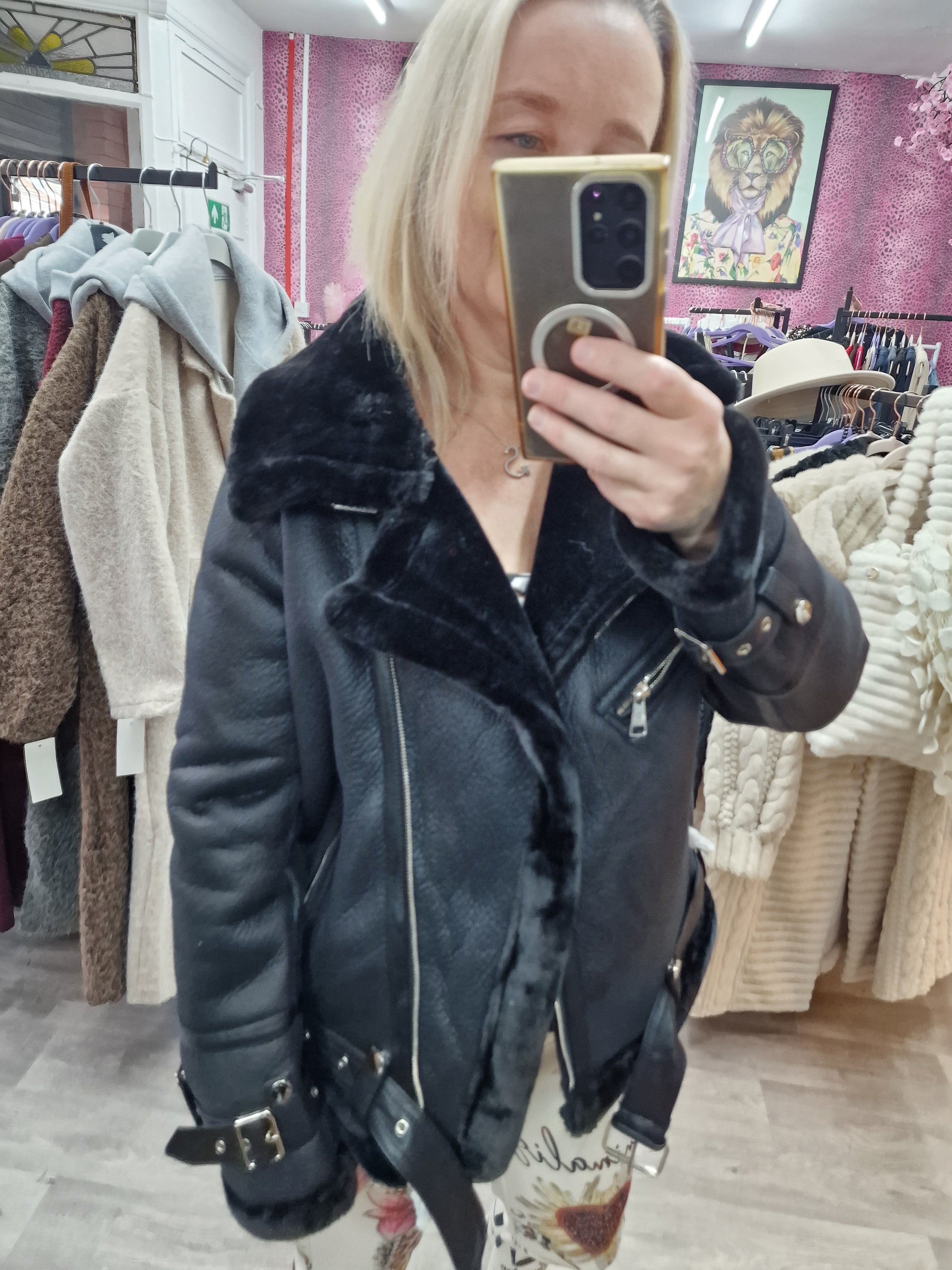 Suzy aviator jacket
