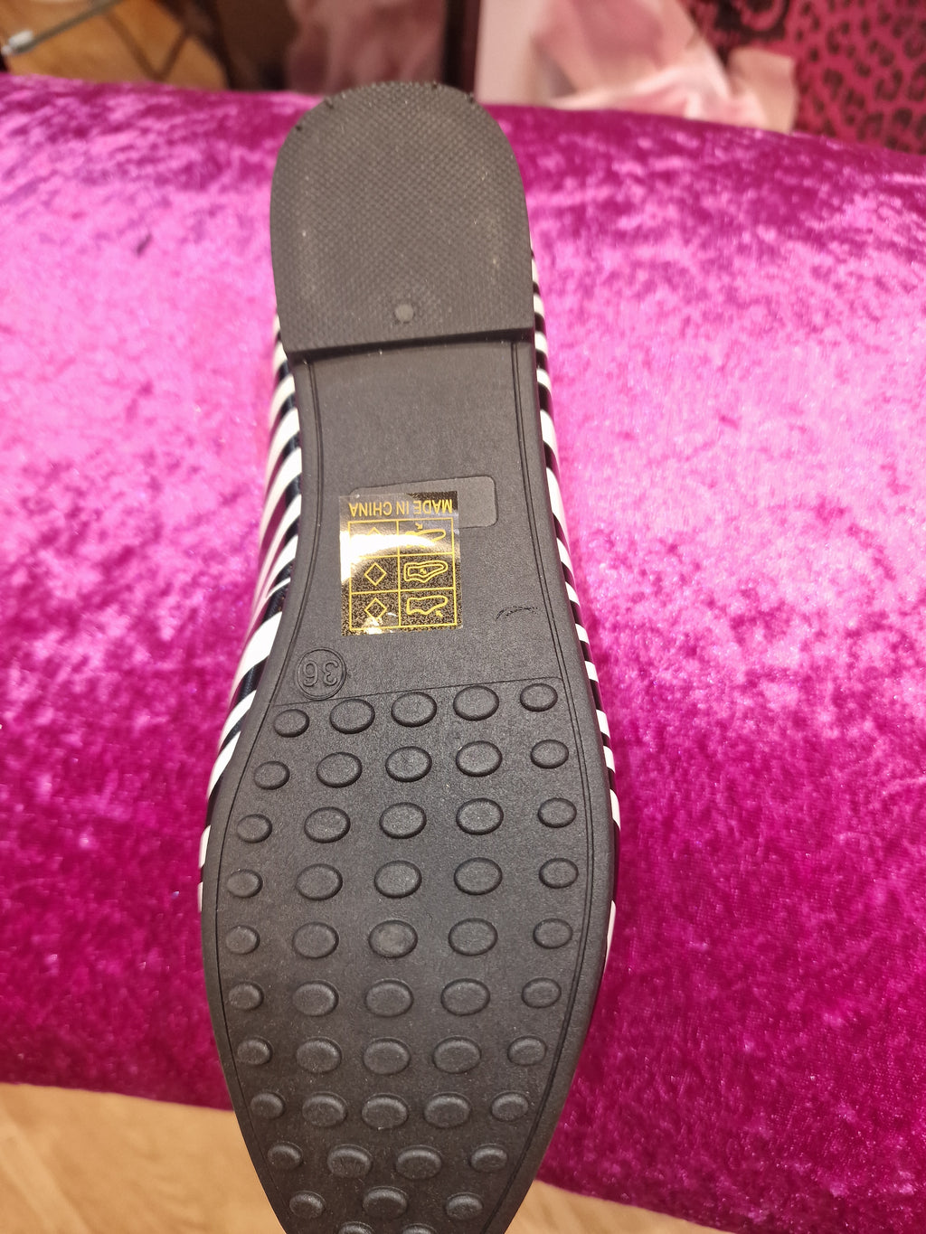 Zebra loafers