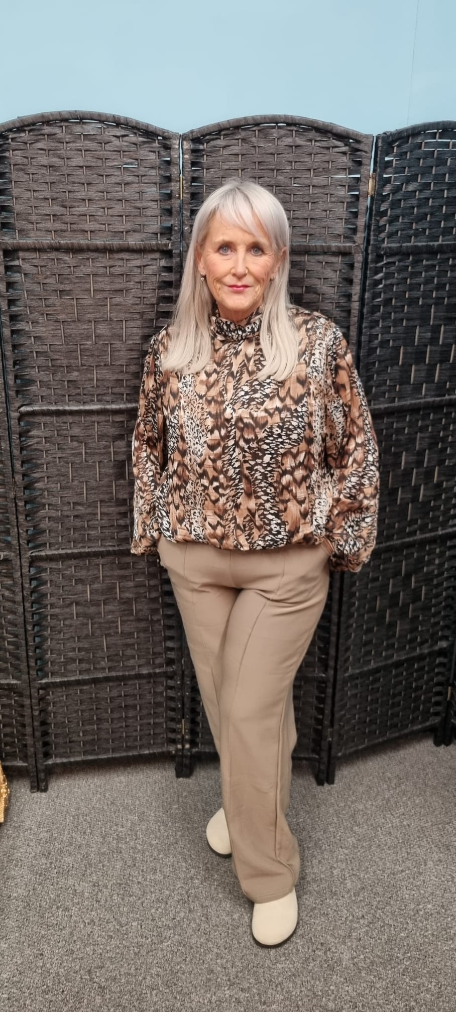 Zena animal blouse