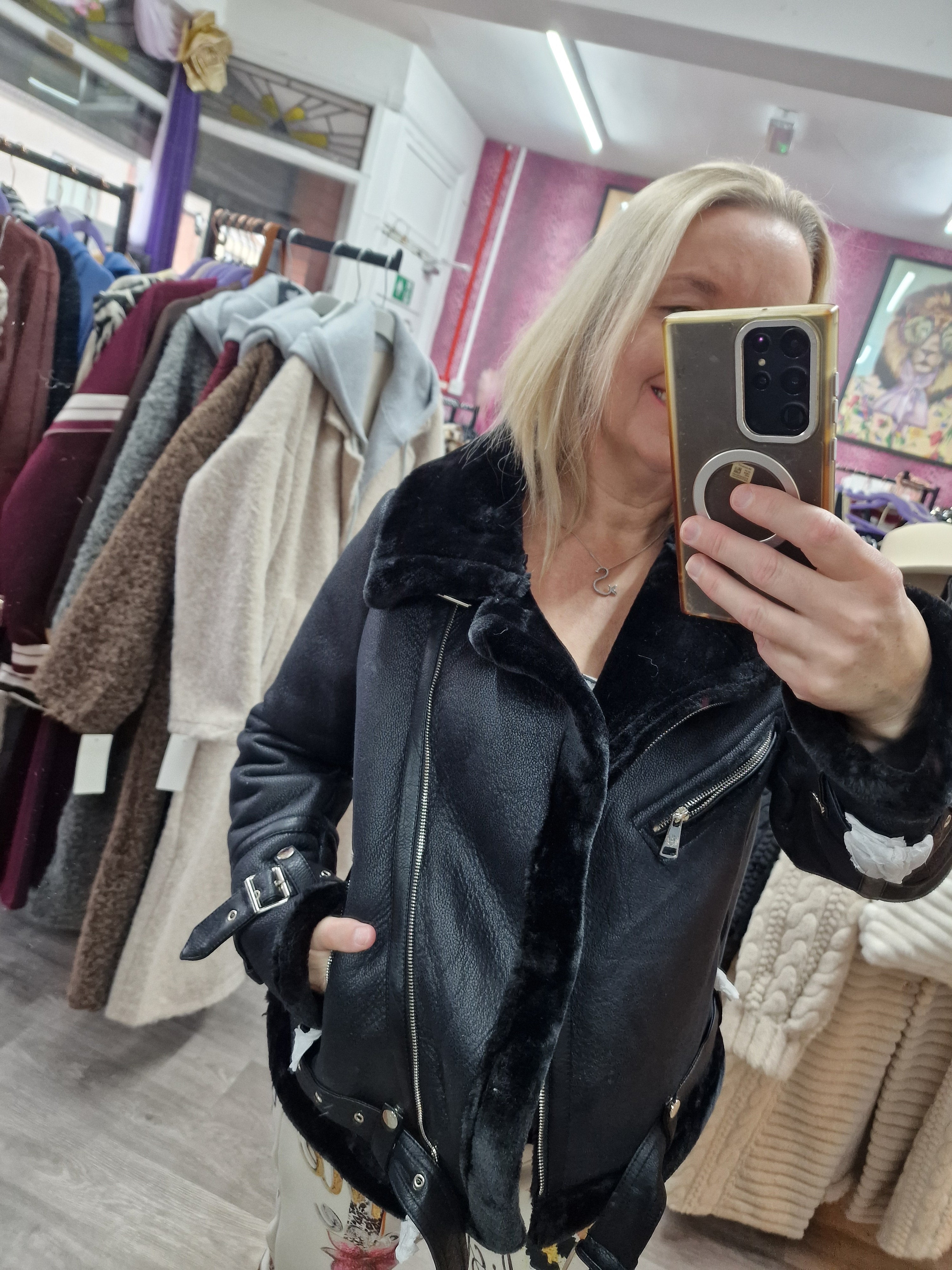 Suzy aviator jacket