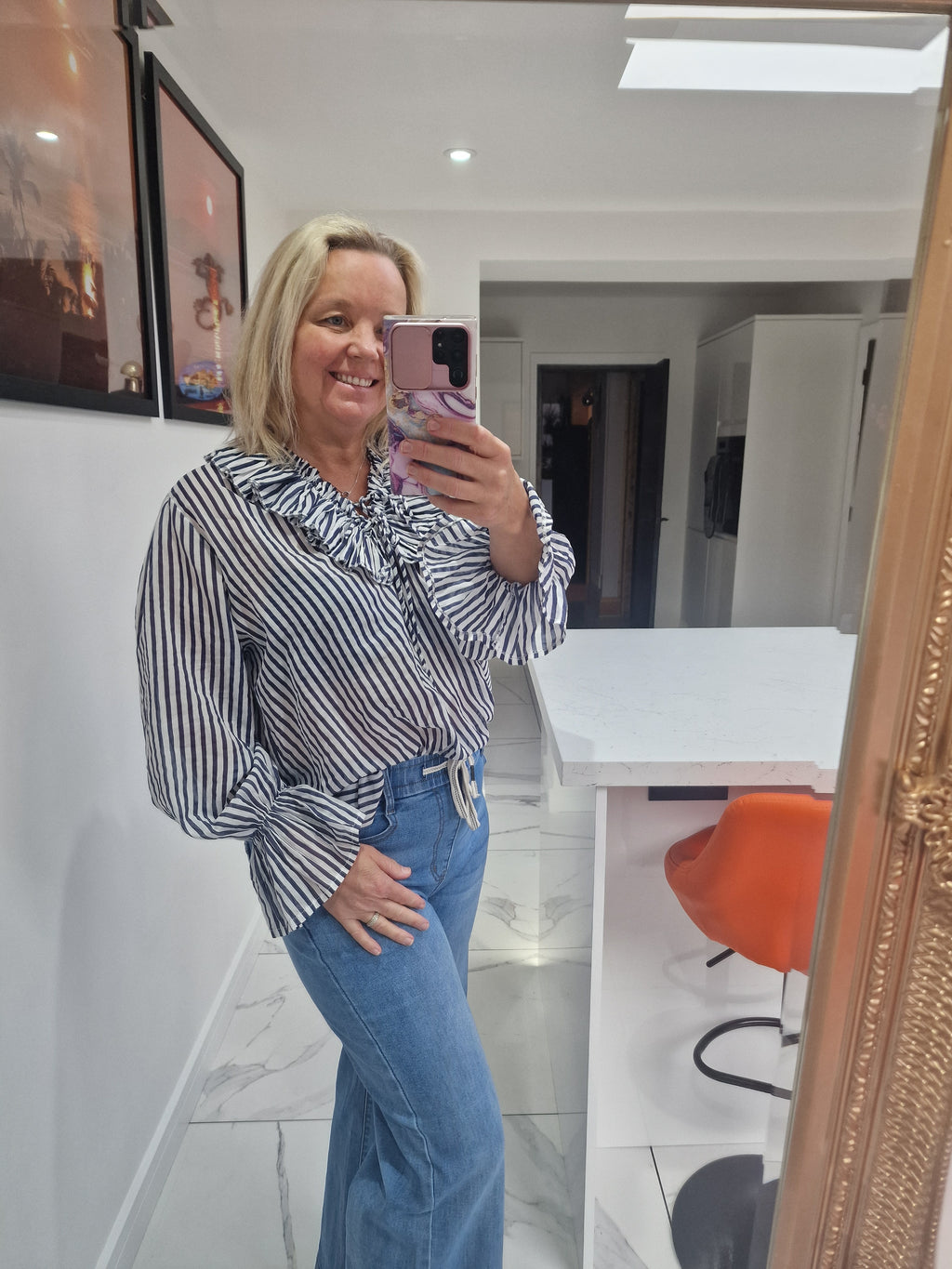 Trinny stripe blouse