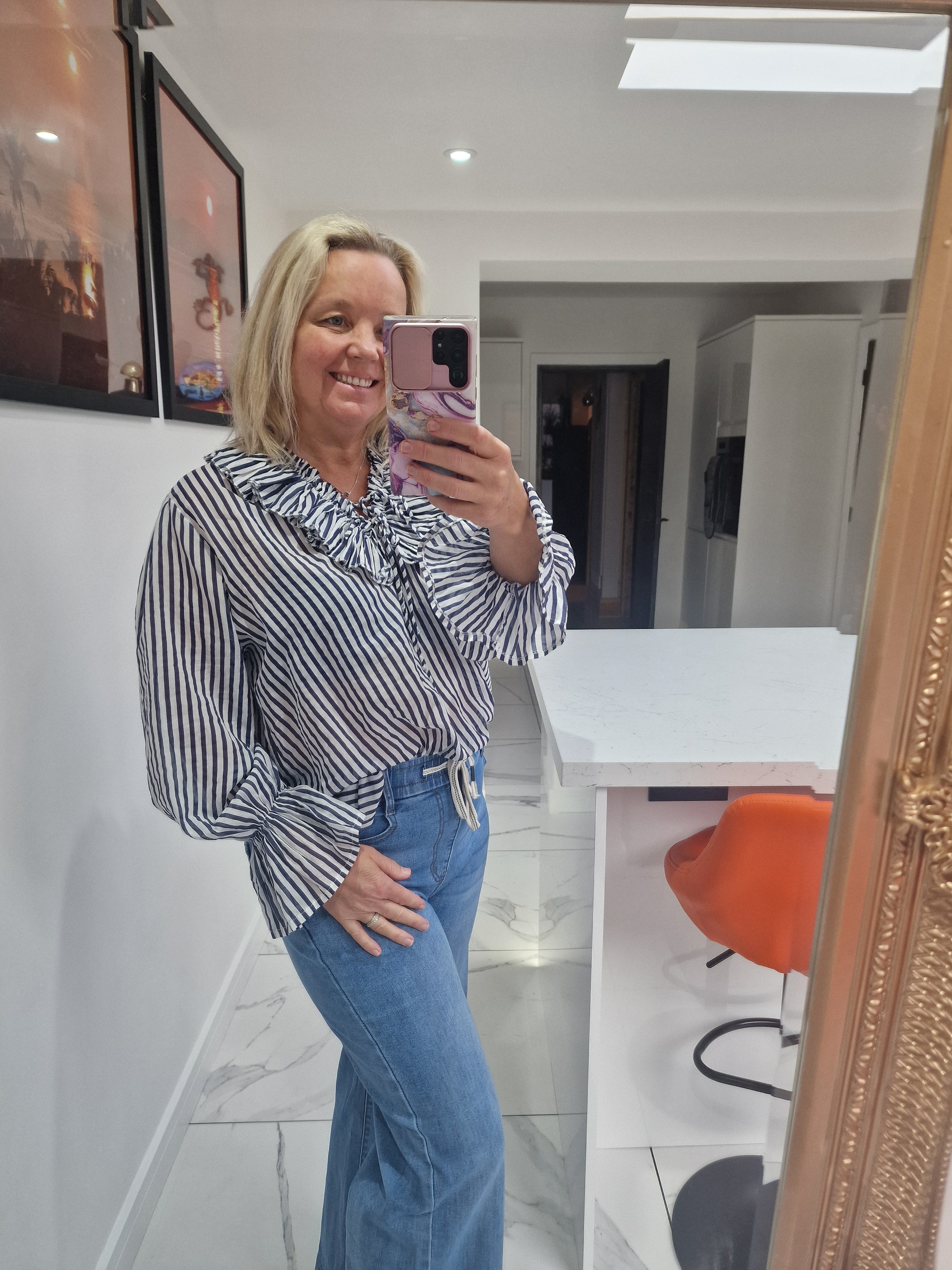 Trinny stripe blouse